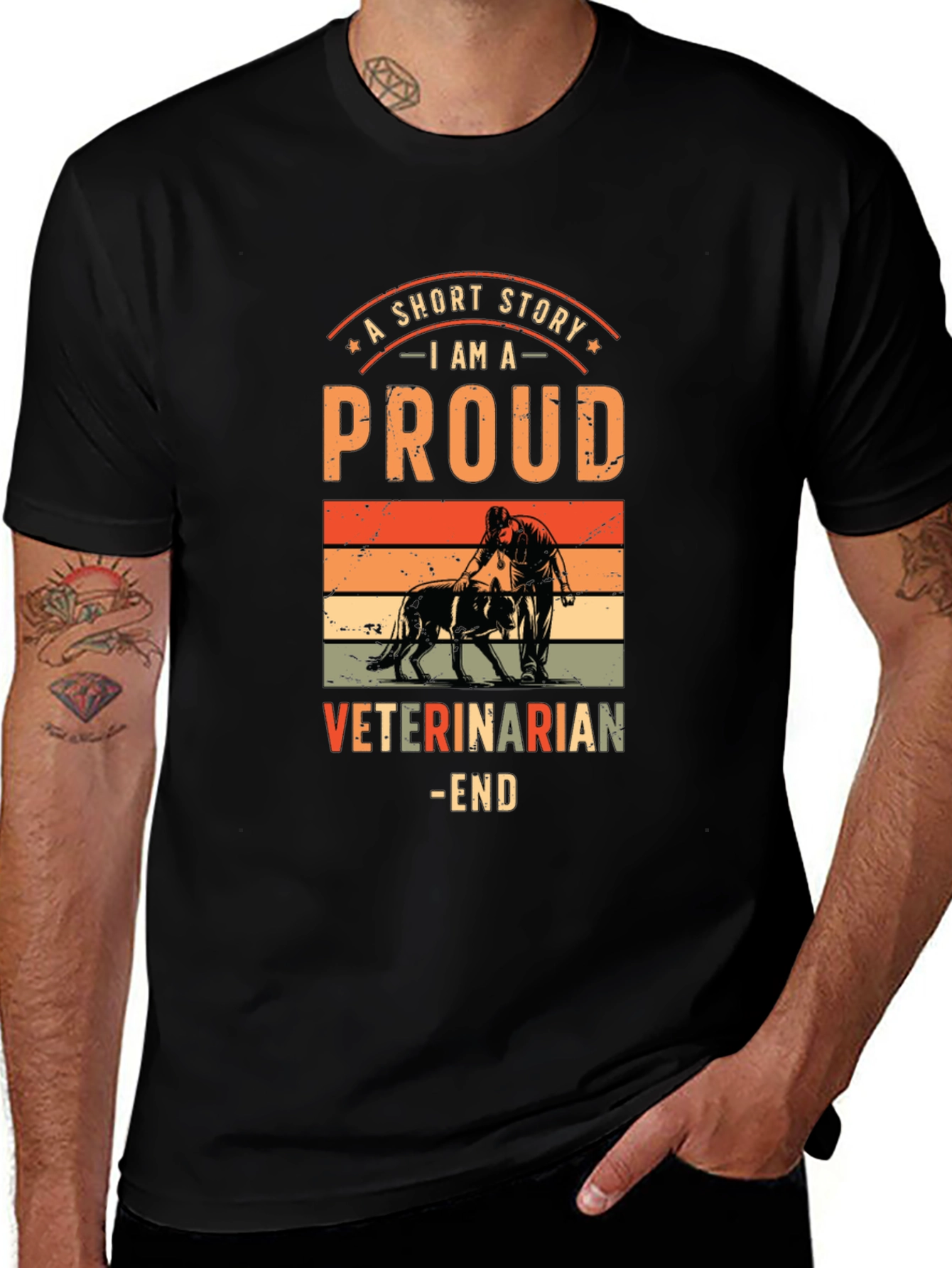 Variant 10 of Proud Veterinarian T-Shirt