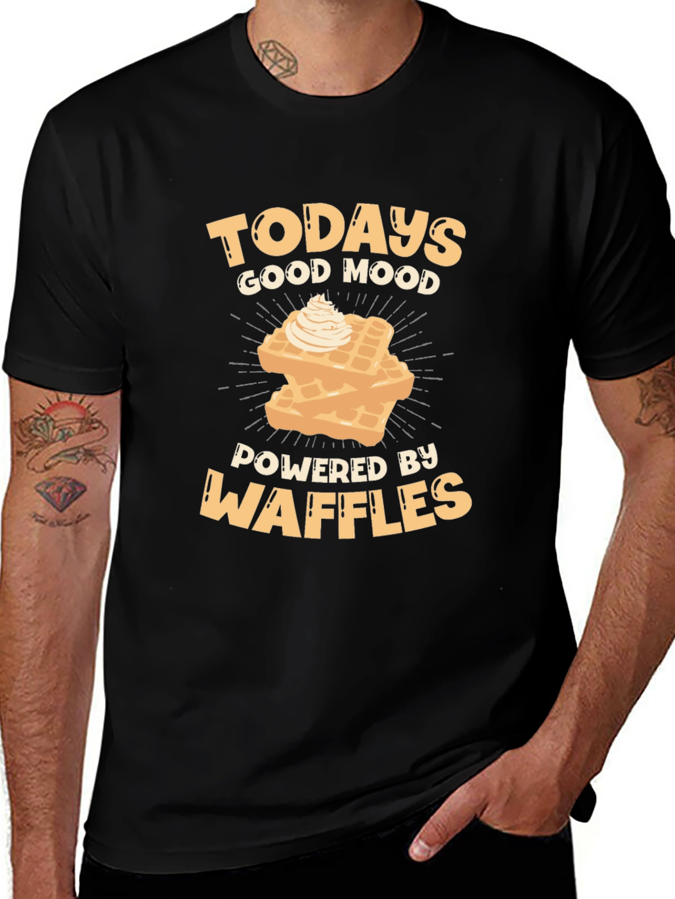 Variant 20 of Today's Good Mood Waffles Graphic Tee