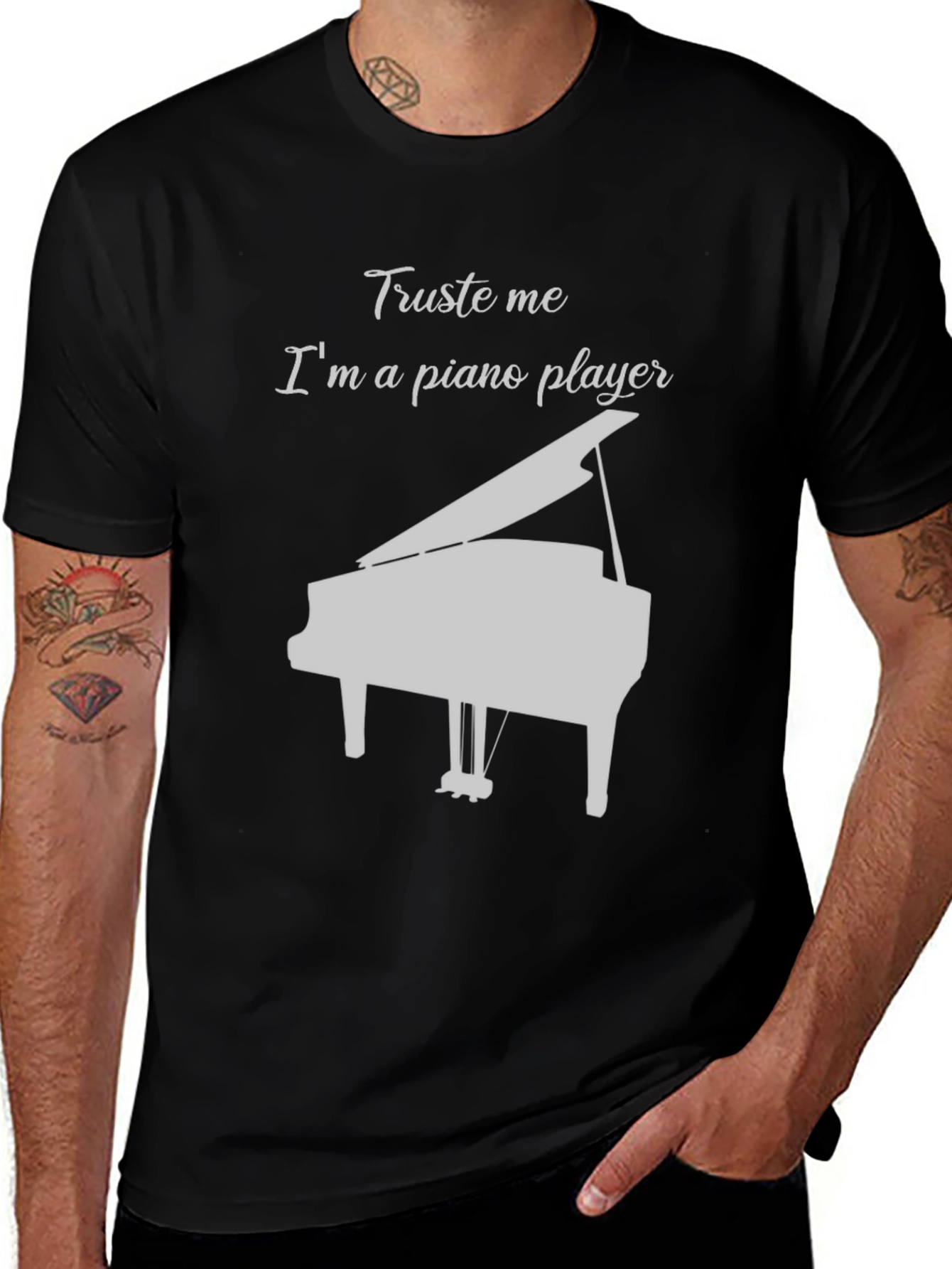 Trust Me I'm a Piano Player - Graphic Tee