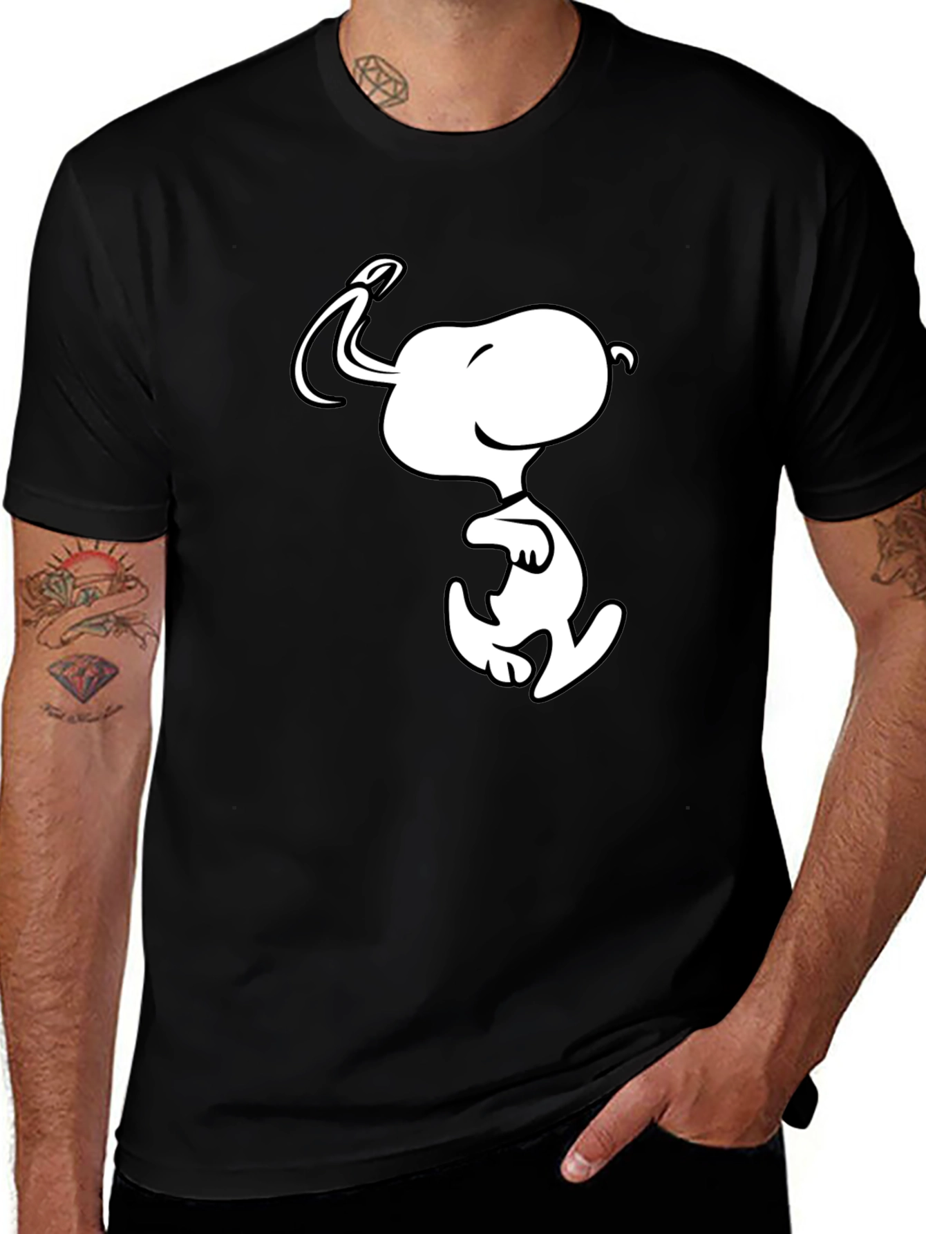 Snoopy Graphic T-Shirt - Classic Cartoon Tee