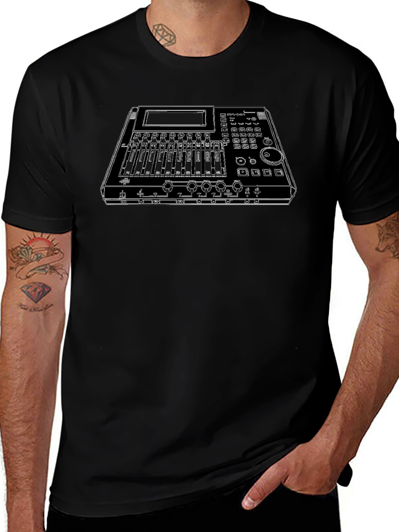 Variant 21 of Mixer Graphic T-Shirt - Music Producer Tee