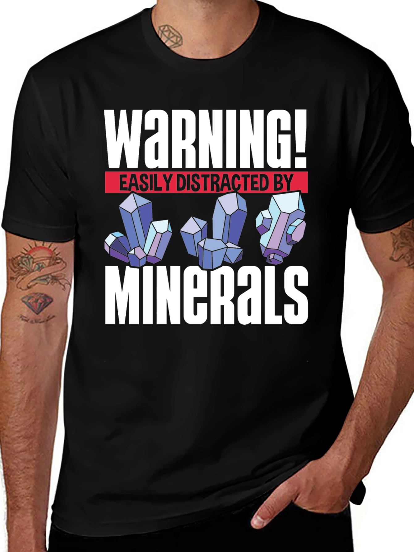 Variant 5 of Mineral Lover T-Shirt: Easily Distracted!