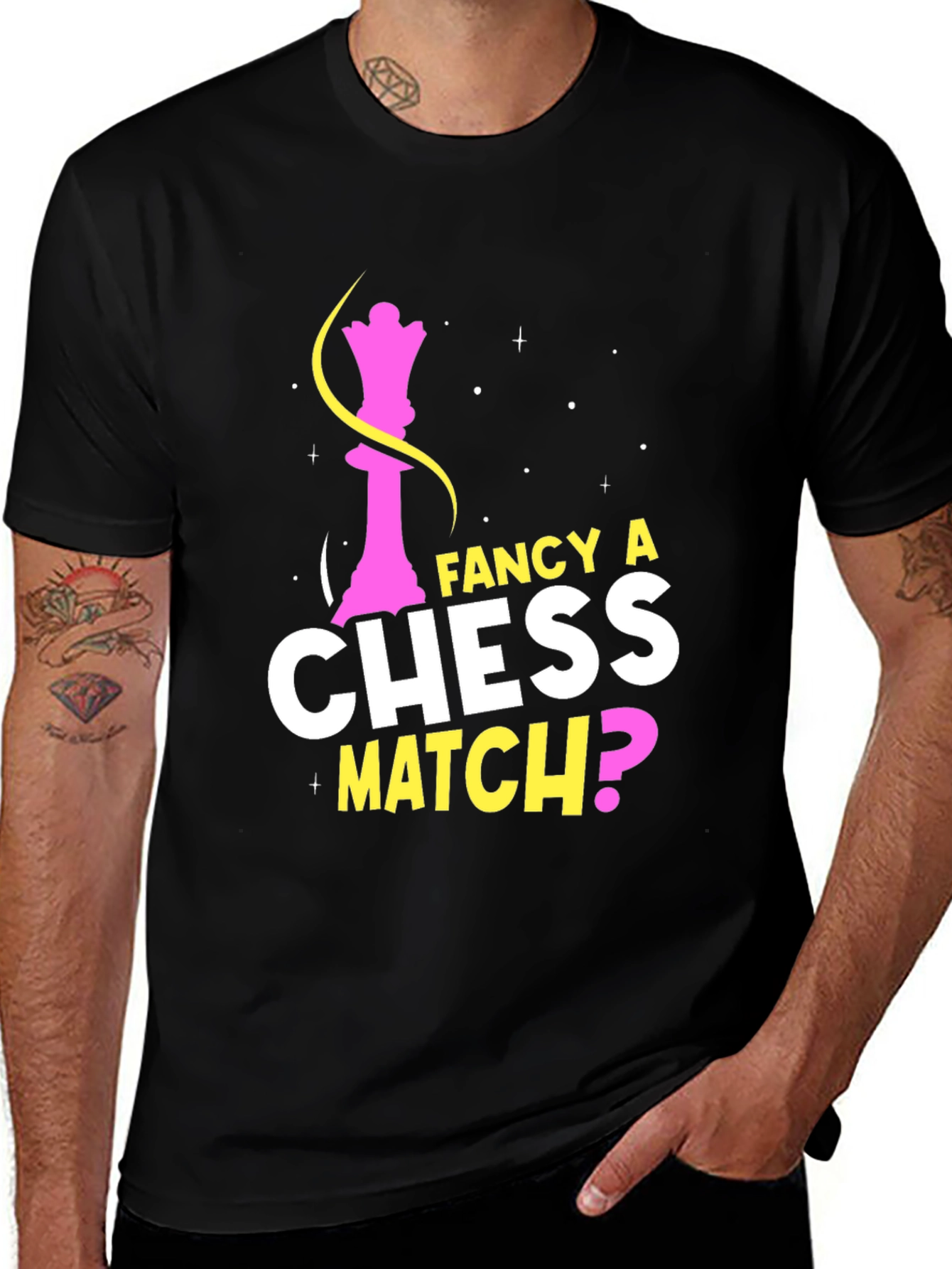 Variant 15 of Fancy a Chess Match? Graphic T-Shirt