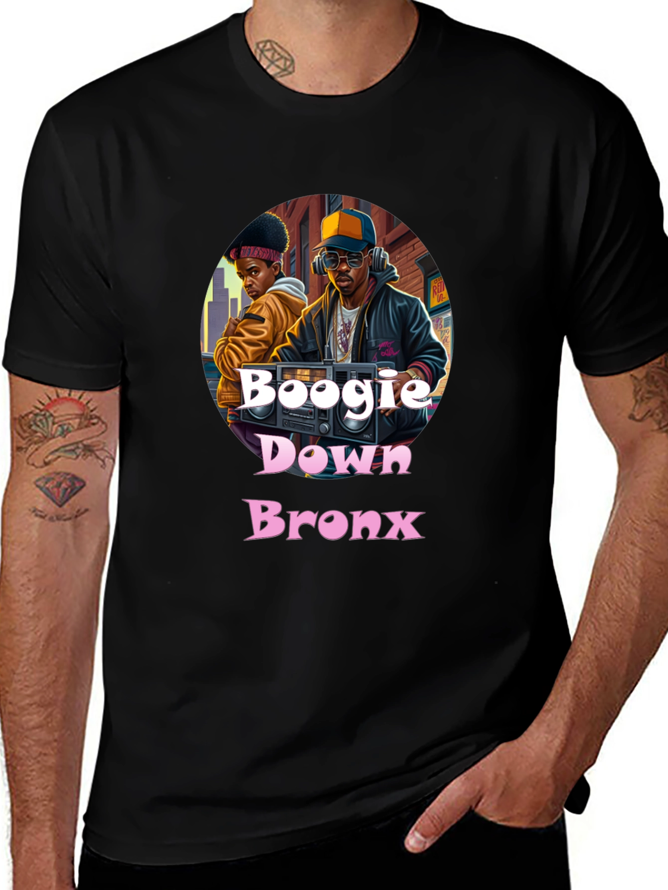 Variant 16 of Boogie Down Bronx T-Shirt - Classic Hip Hop Style