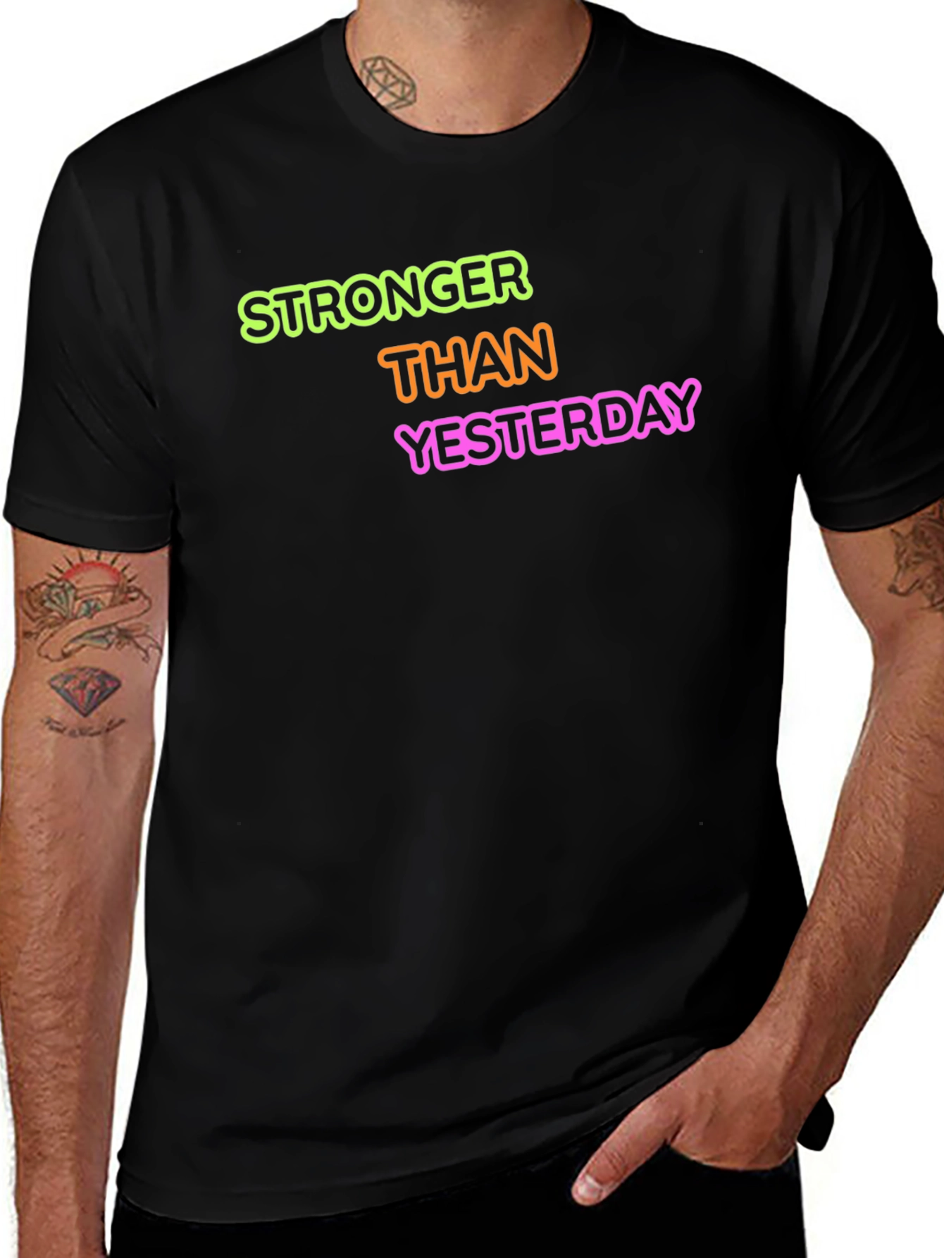 Variant 24 of Stronger Than Yesterday Graphic Tee