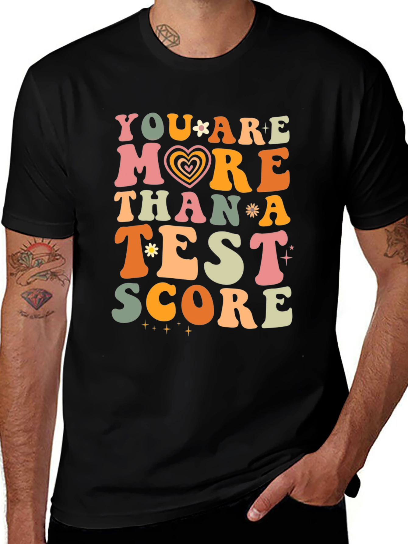 Variant 21 of You Are More Than A Test Score Graphic Tee