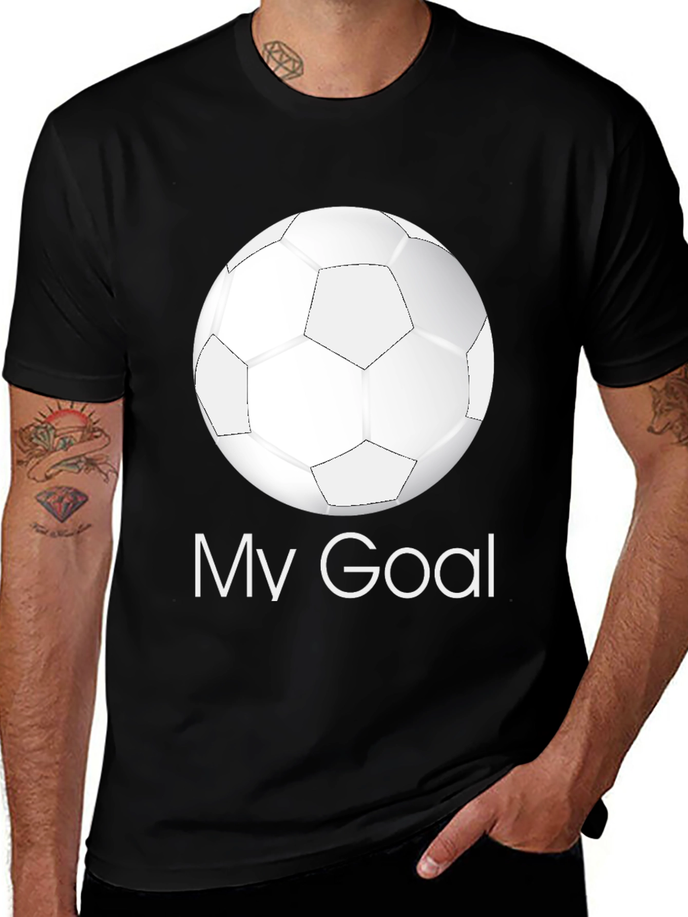Variant 28 of My Goal Soccer Ball Graphic T-Shirt