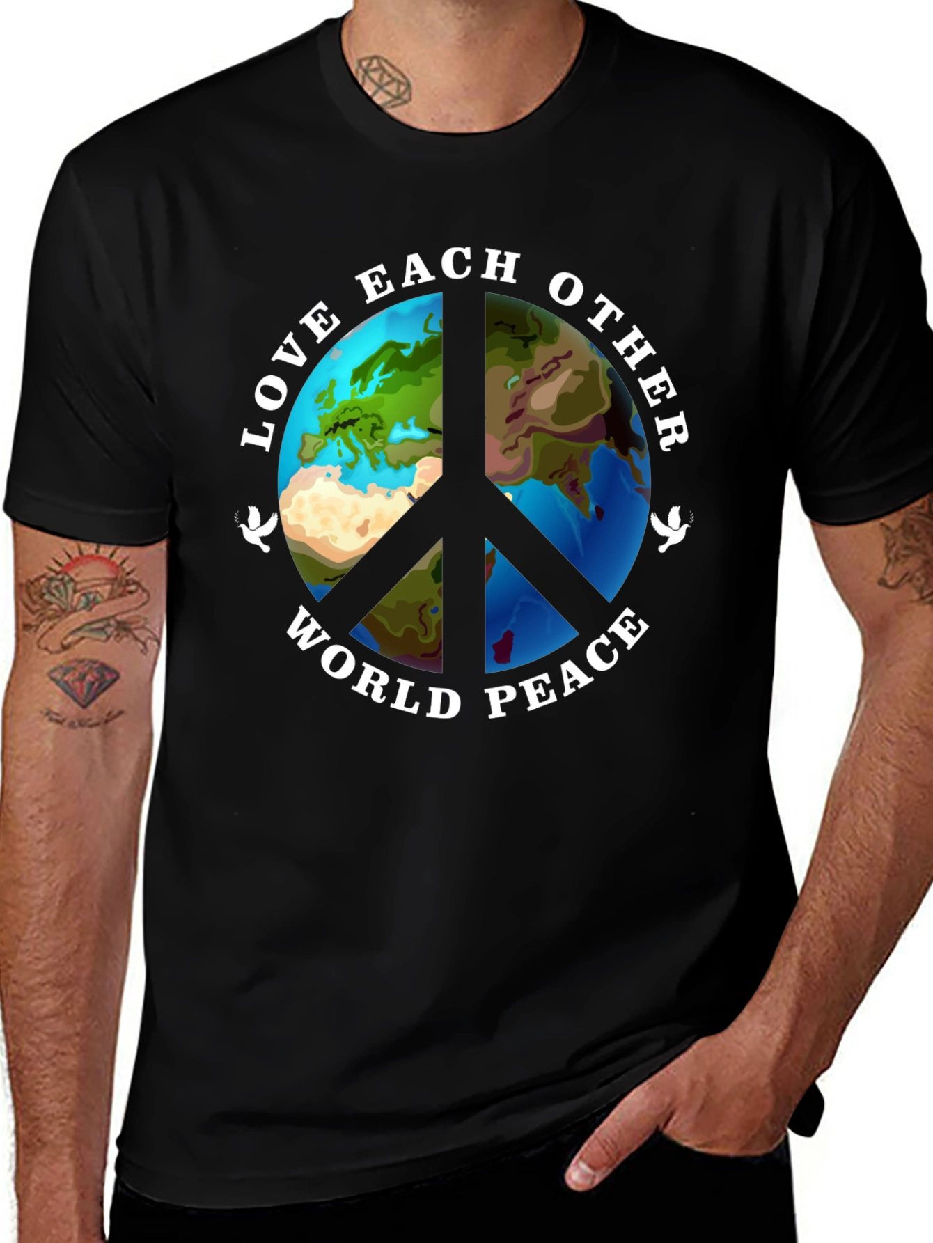Variant 21 of Peace on Earth Graphic T-Shirt