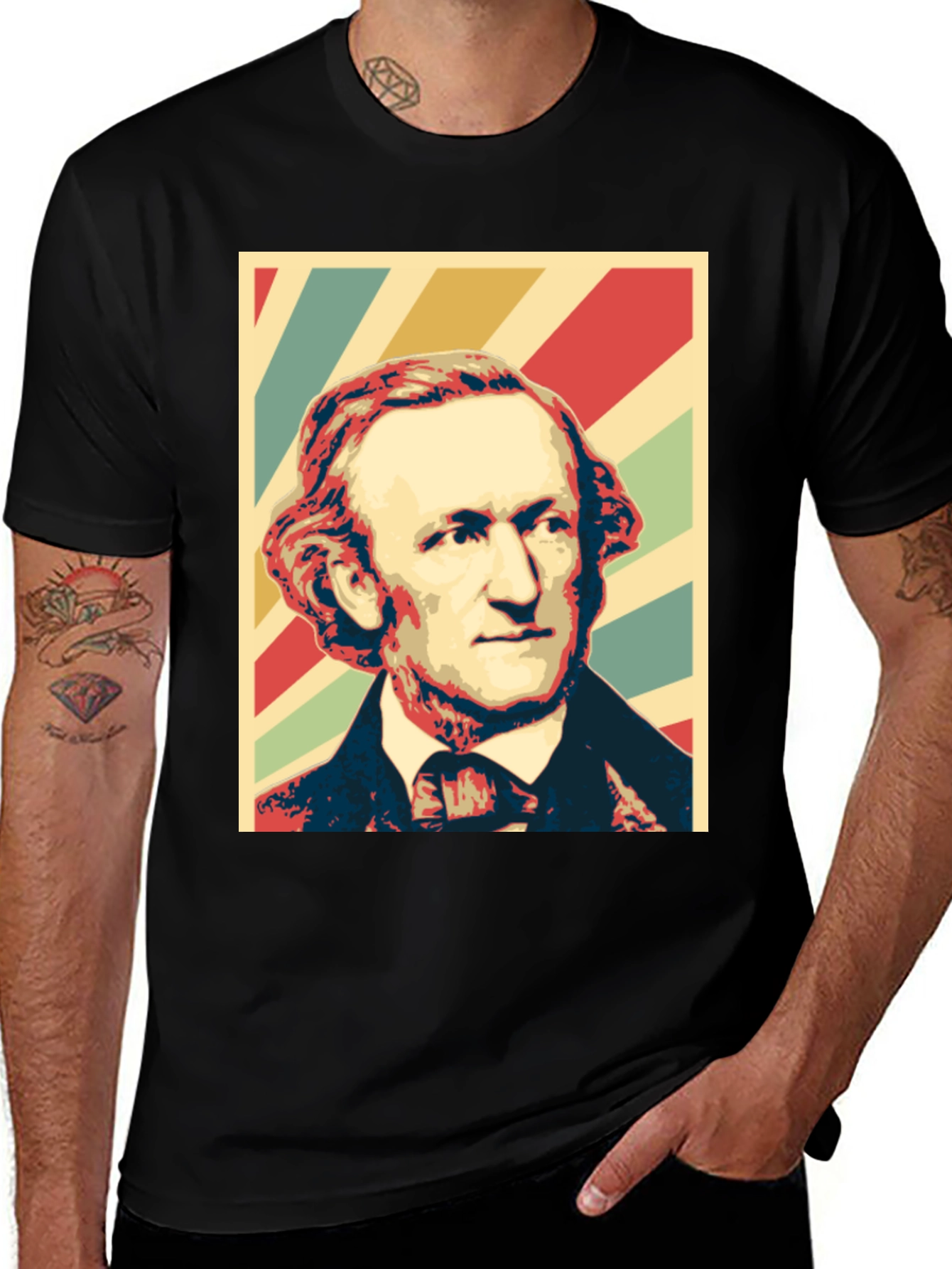 Richard Wagner Retro Style T-Shirt