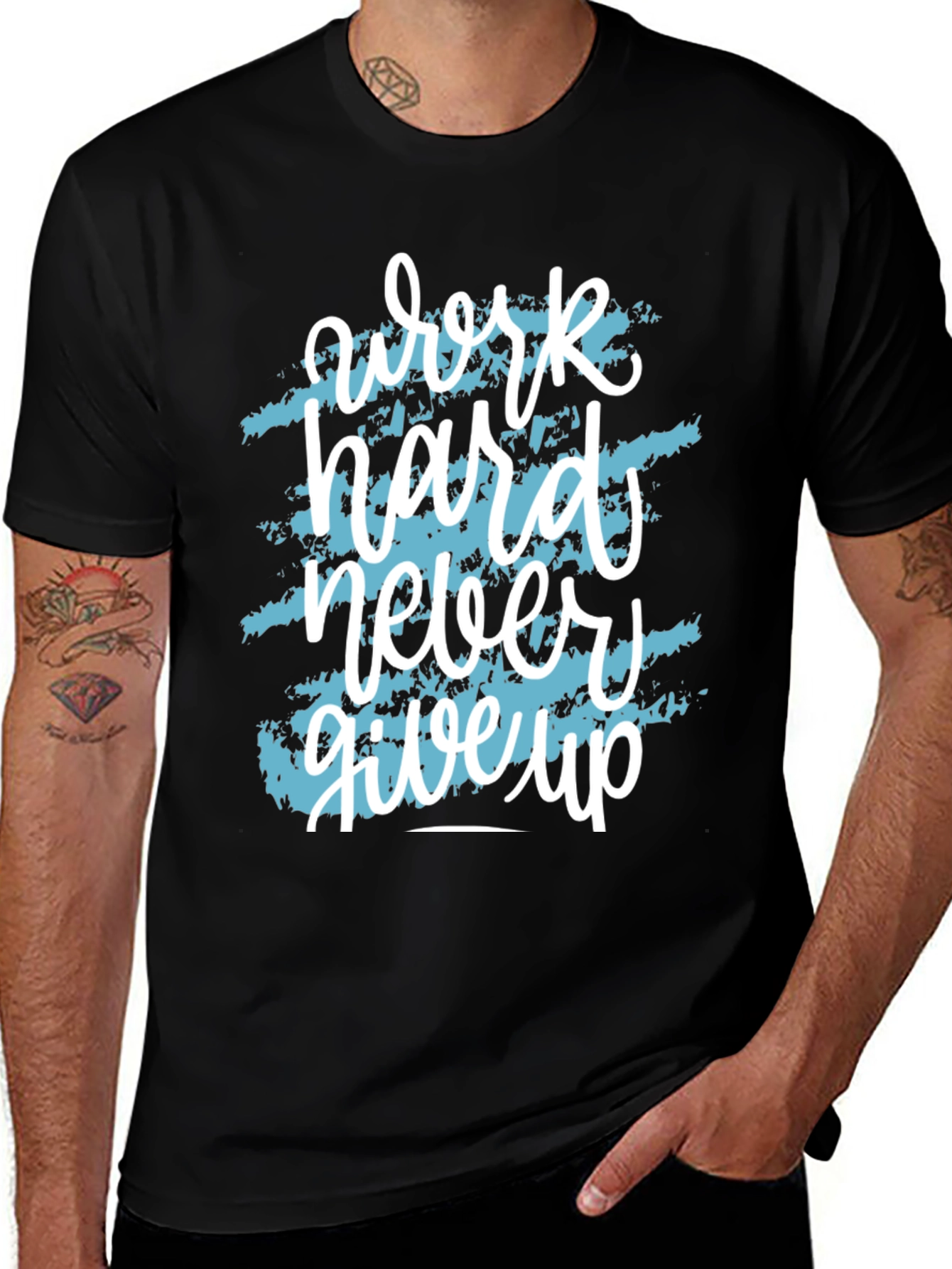Variant 13 of Motivational Work Hard T-Shirt