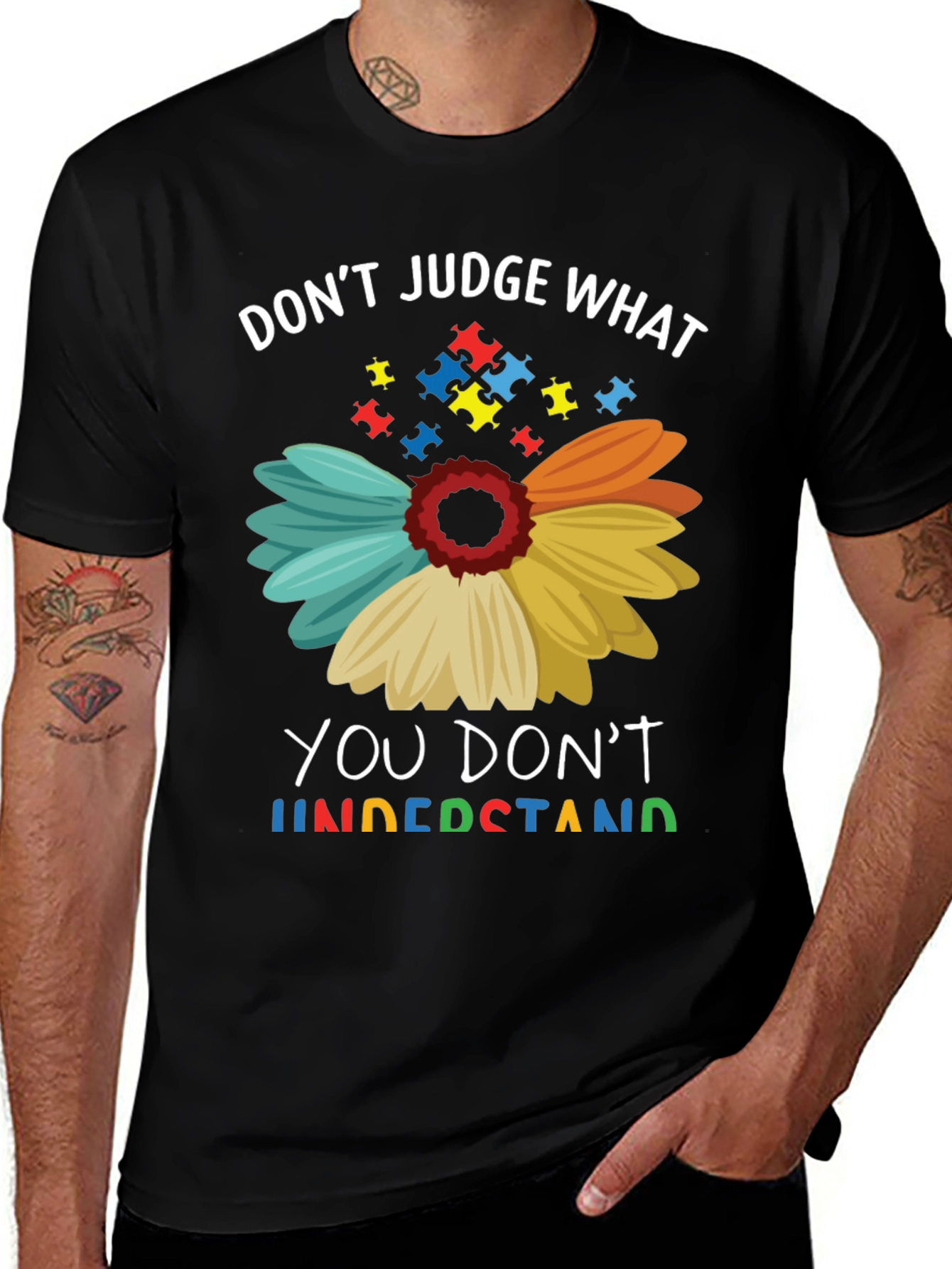 Autism Awareness Flower T-Shirt