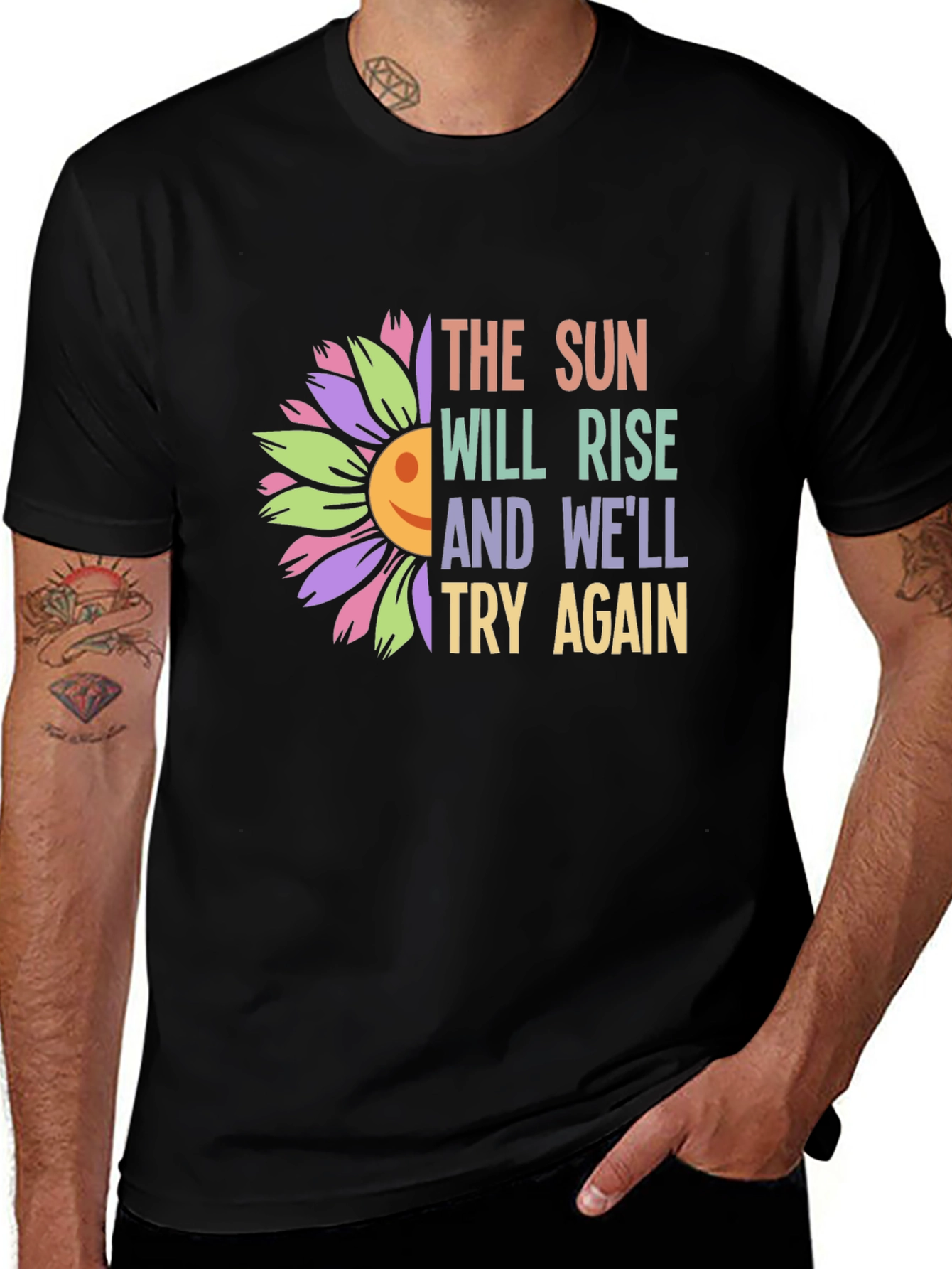 Variant 2 of Rise Again Sunflower Graphic Tee