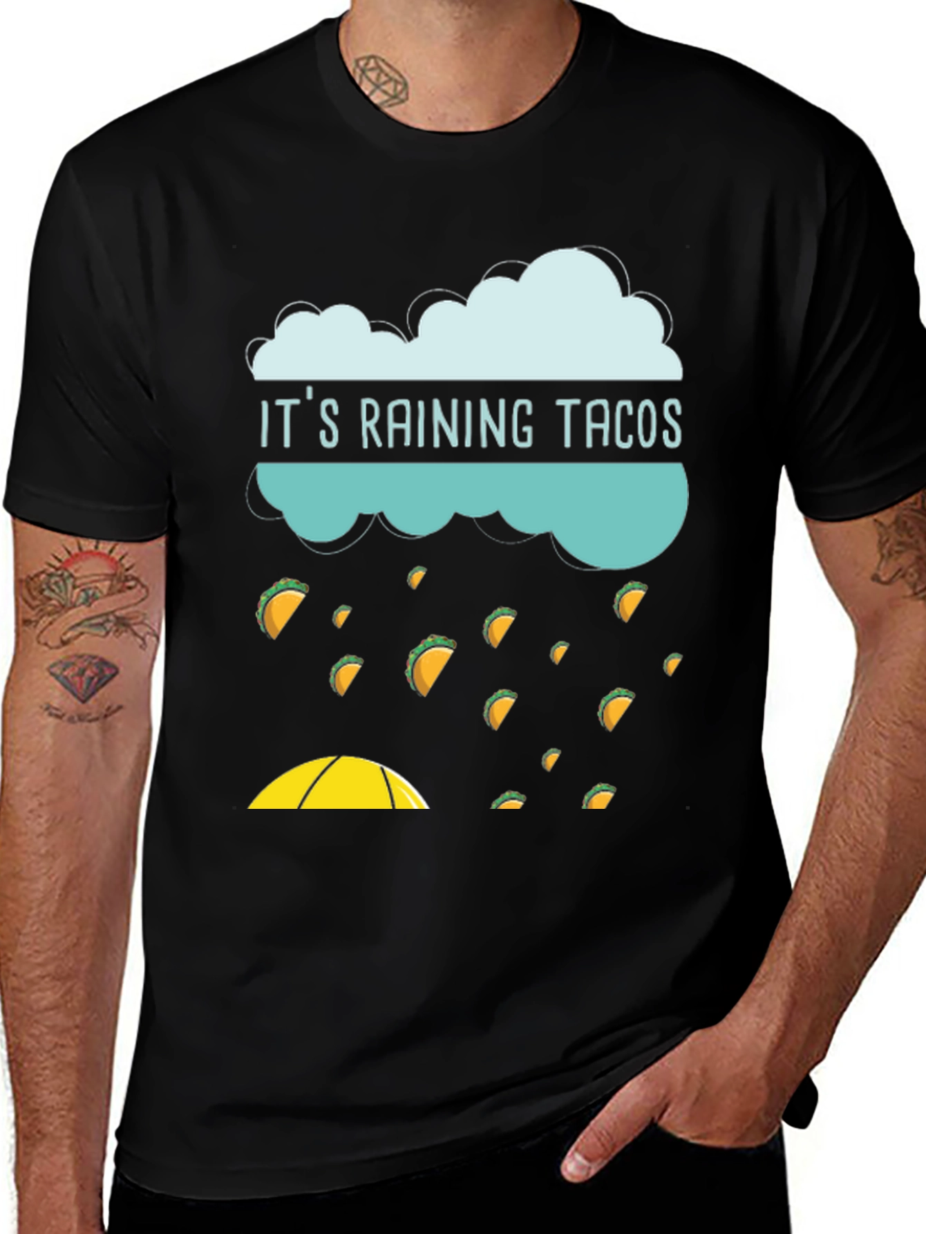 Variant 17 of It's Raining Tacos Graphic Tee