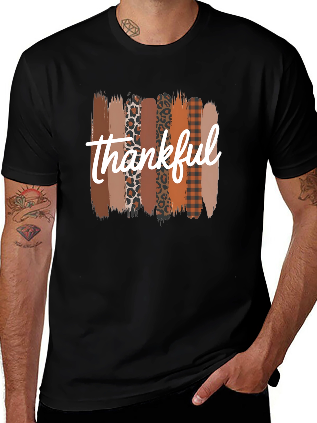 Thankful Brush Stroke Graphic Tee