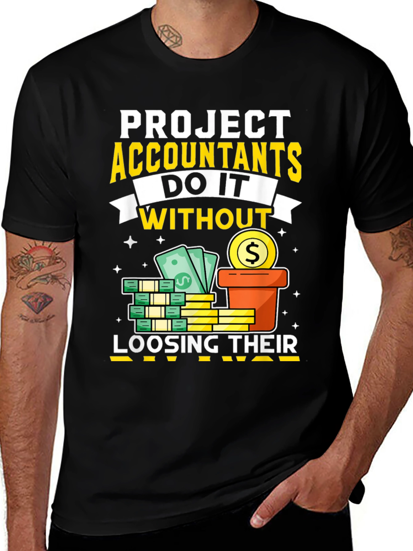Variant 16 of Project Accountant Graphic T-Shirt