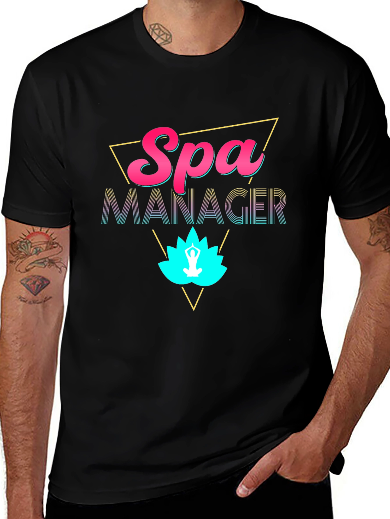 Spa Manager T-Shirt - Retro Style Tee