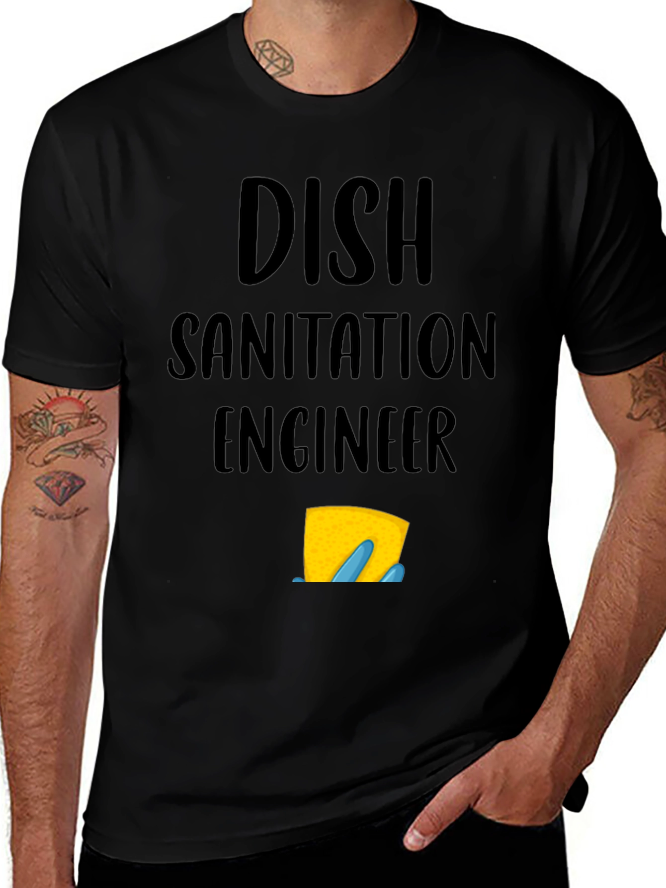 Variant 28 of Dish Sanitation Engineer Graphic Tee