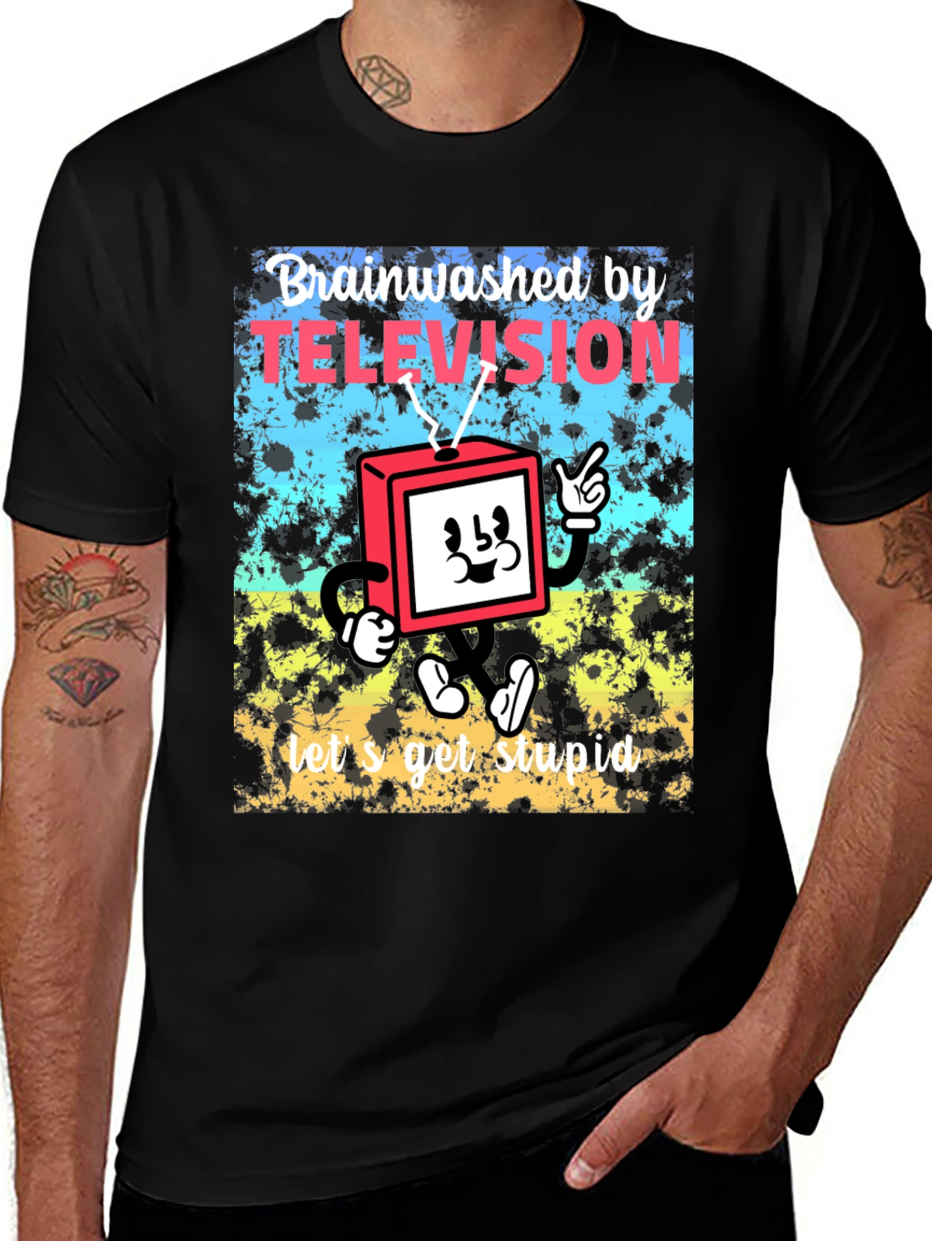 Variant 15 of Brainwashed by Television T-Shirt