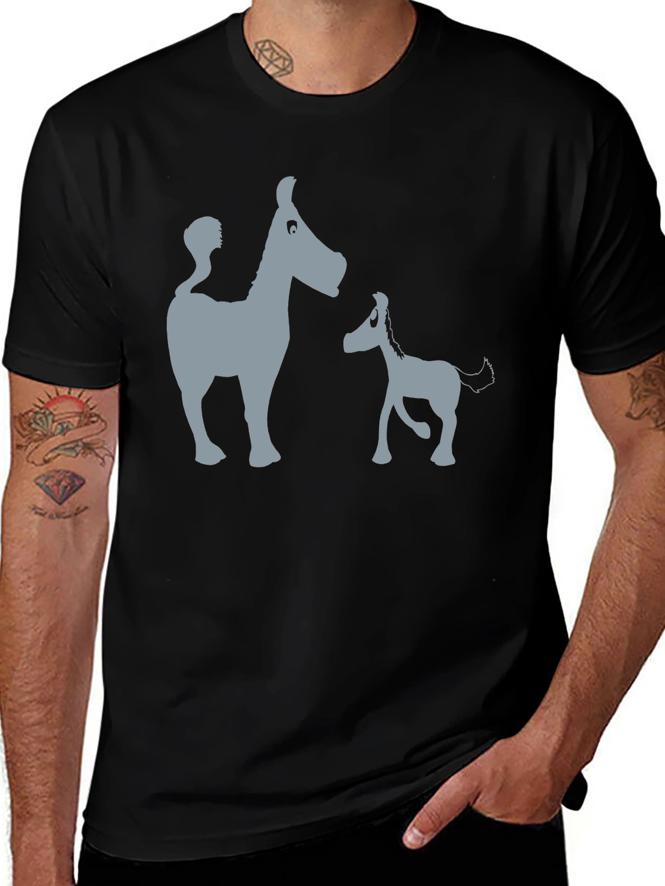 Variant 20 of Donkey & Foal Graphic Tee