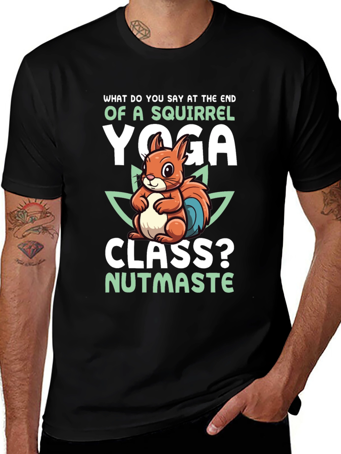 Variant 13 of Squirrel Yoga Nutmaste T-Shirt
