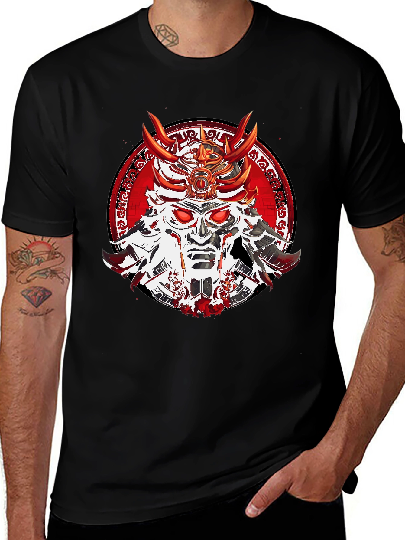Variant 28 of Samurai Warrior Graphic Tee