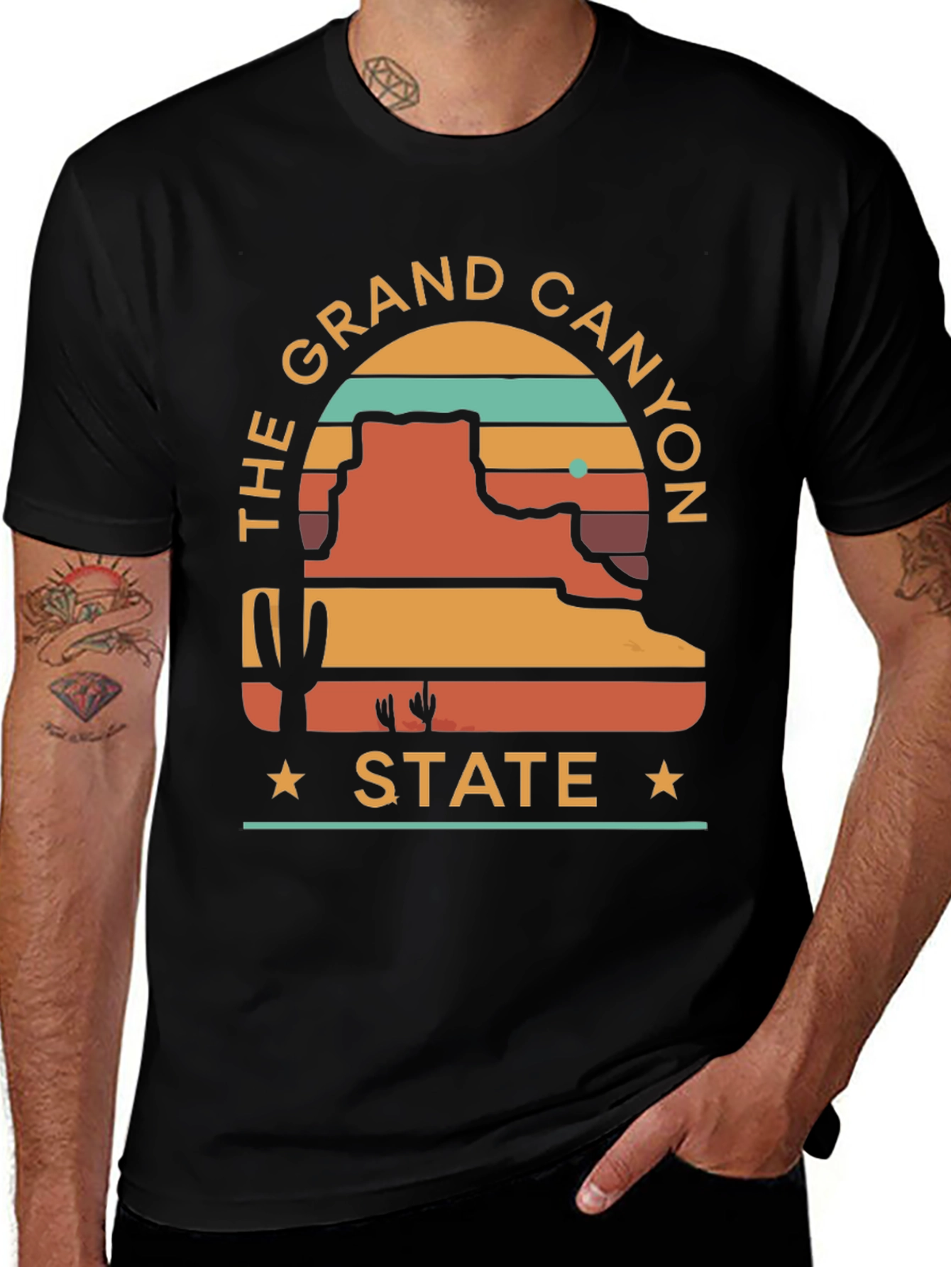Grand Canyon State Retro Graphic Tee - Unisex