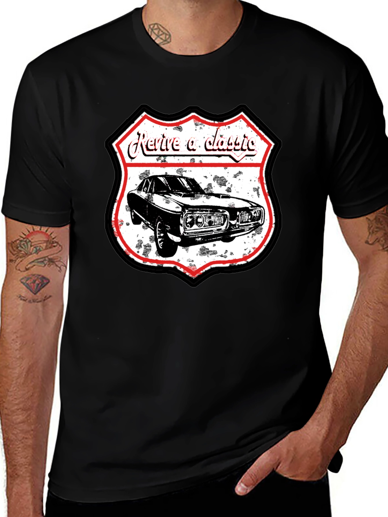 Variant 18 of Revive a Classic Car Graphic T-Shirt