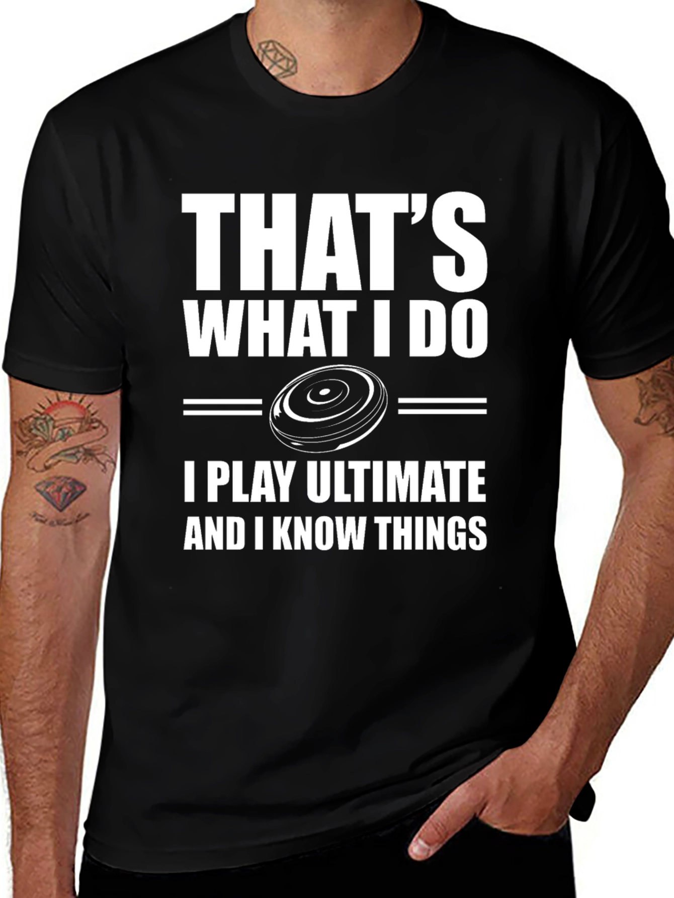 That's What I Do Ultimate Frisbee Graphic T-Shirt