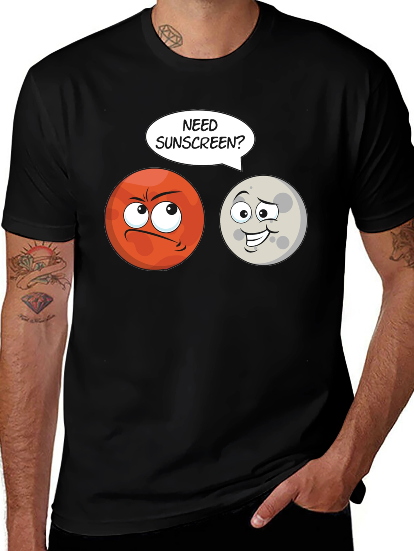 Need Sunscreen? Mars Humor T-Shirt