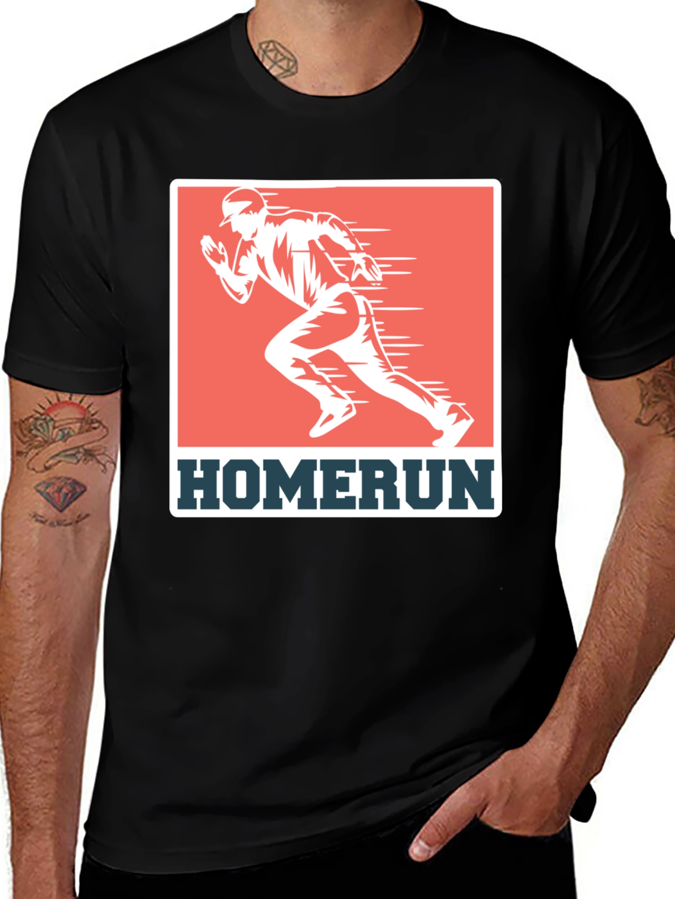 Variant 27 of Homerun Baseball Graphic Tee