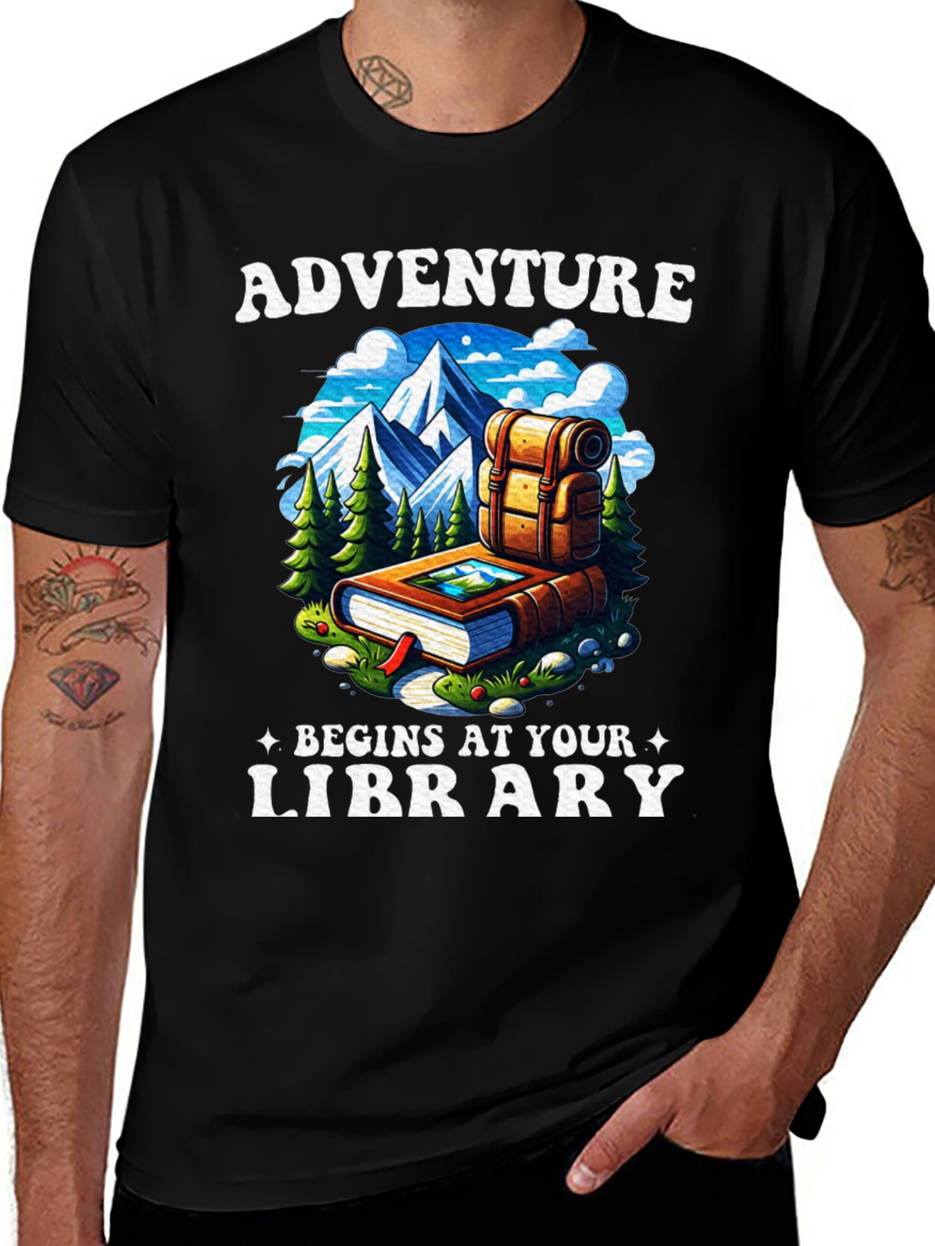 Adventure Begins at Your Library T-Shirt