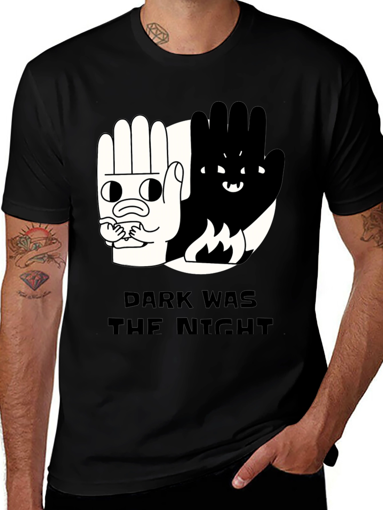Variant 25 of Dark Was The Night Graphic Tee