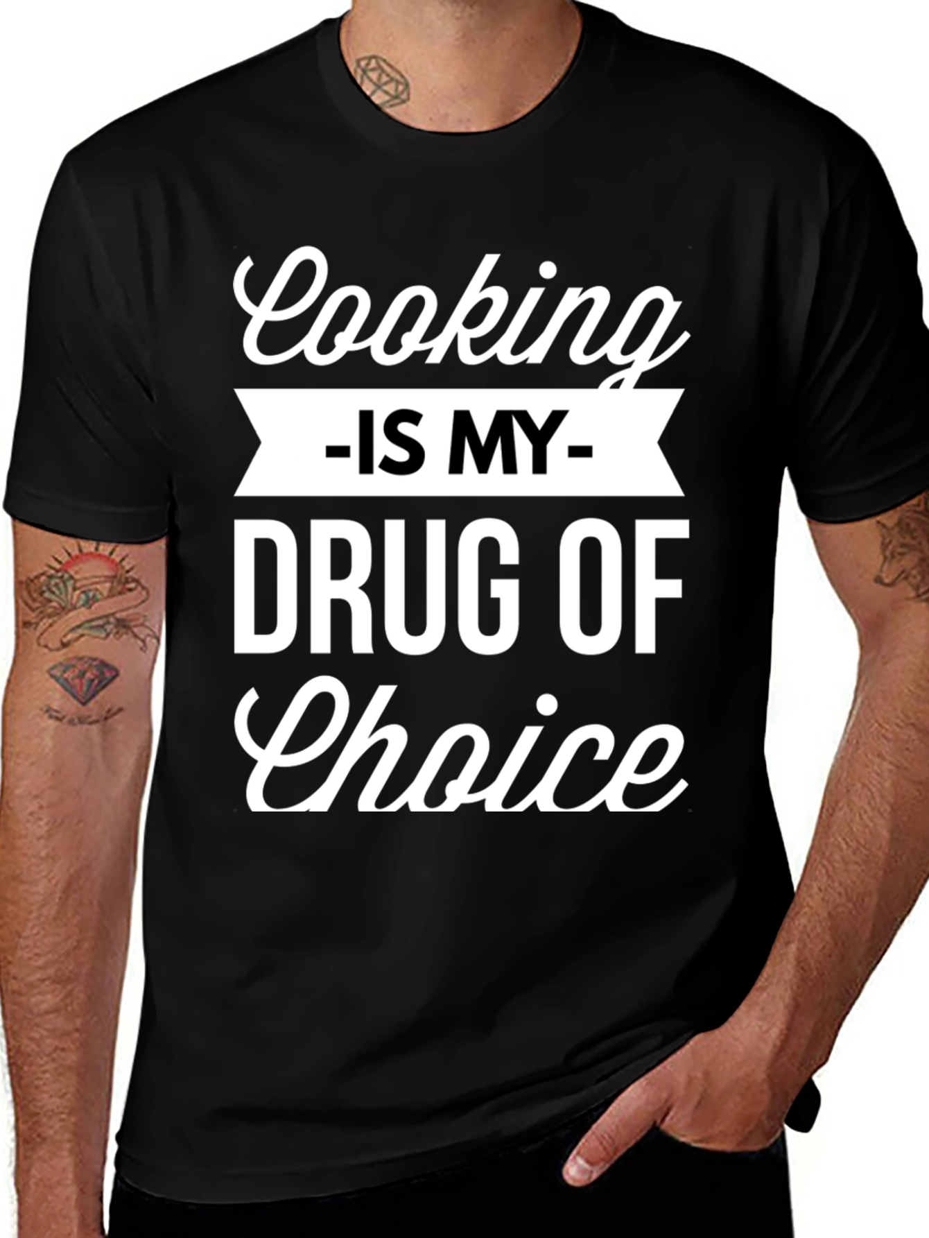 Variant 12 of Cooking Is My Drug of Choice Graphic Tee