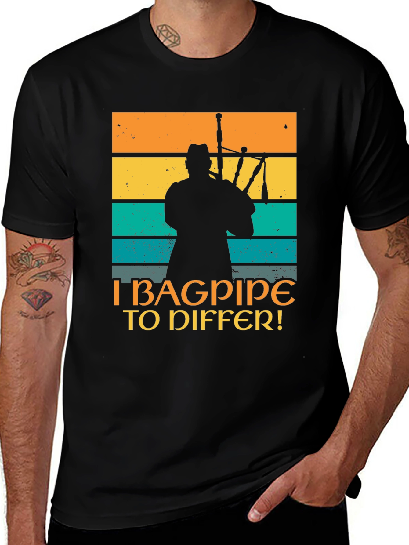 Variant 2 of I Bagpipe to Differ T-Shirt