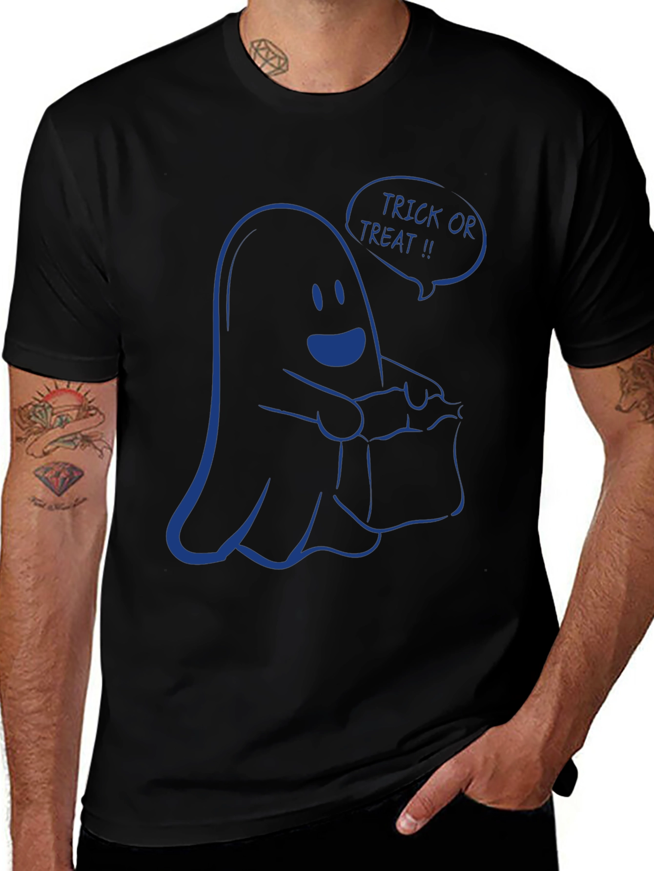 Variant 15 of Halloween Ghost Trick or Treat T-Shirt