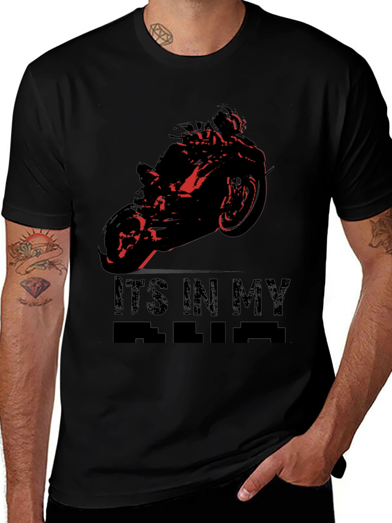 Motorcycle T-Shirt - It's In My Blood