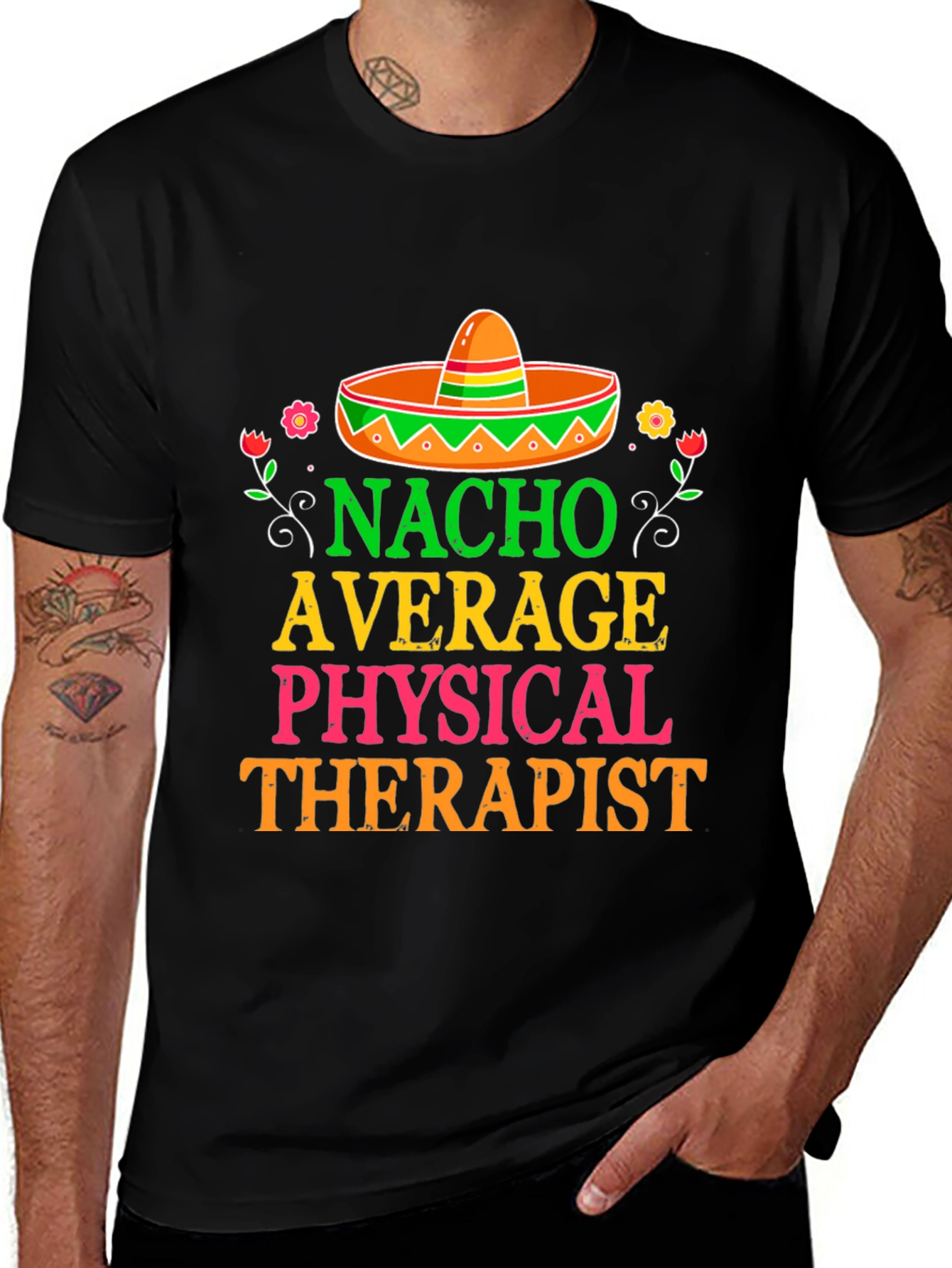 Variant 15 of Nacho Average Physical Therapist T-Shirt