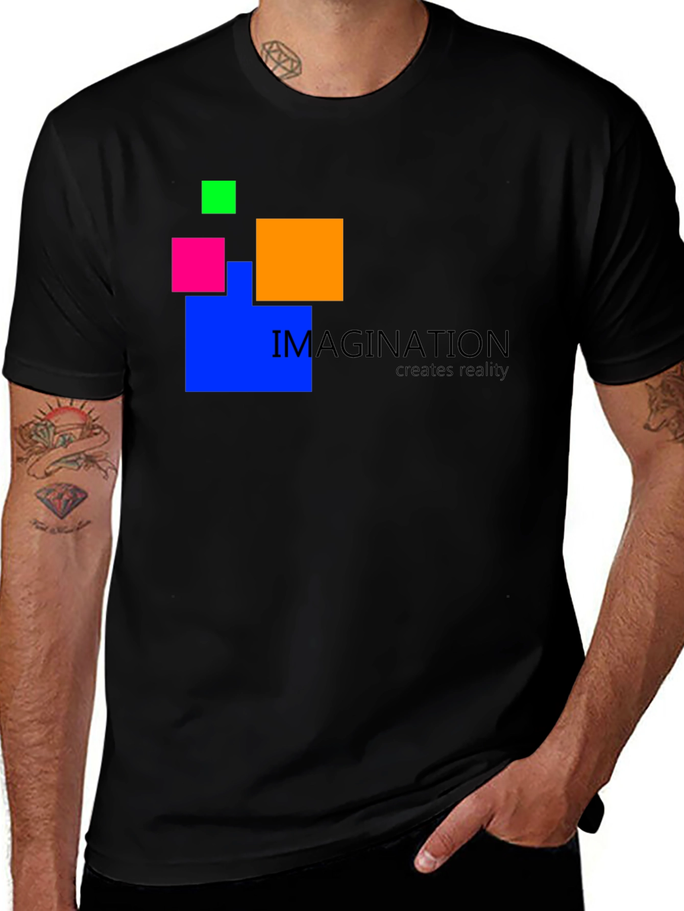 Variant 24 of Imagination T-Shirt - Colorful Graphic Tee