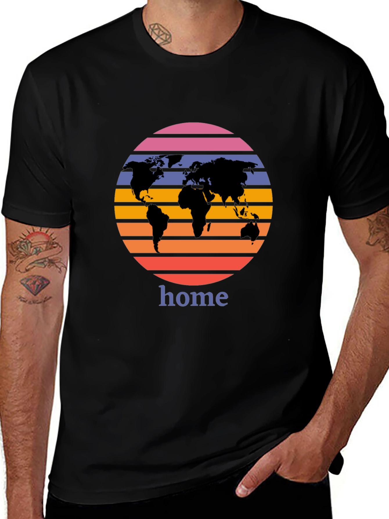 Variant 30 of Home is Where the World Is - Graphic Tee