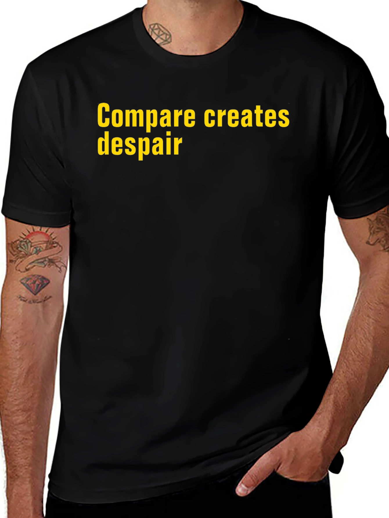 Variant 11 of Compare Creates Despair Graphic Tee