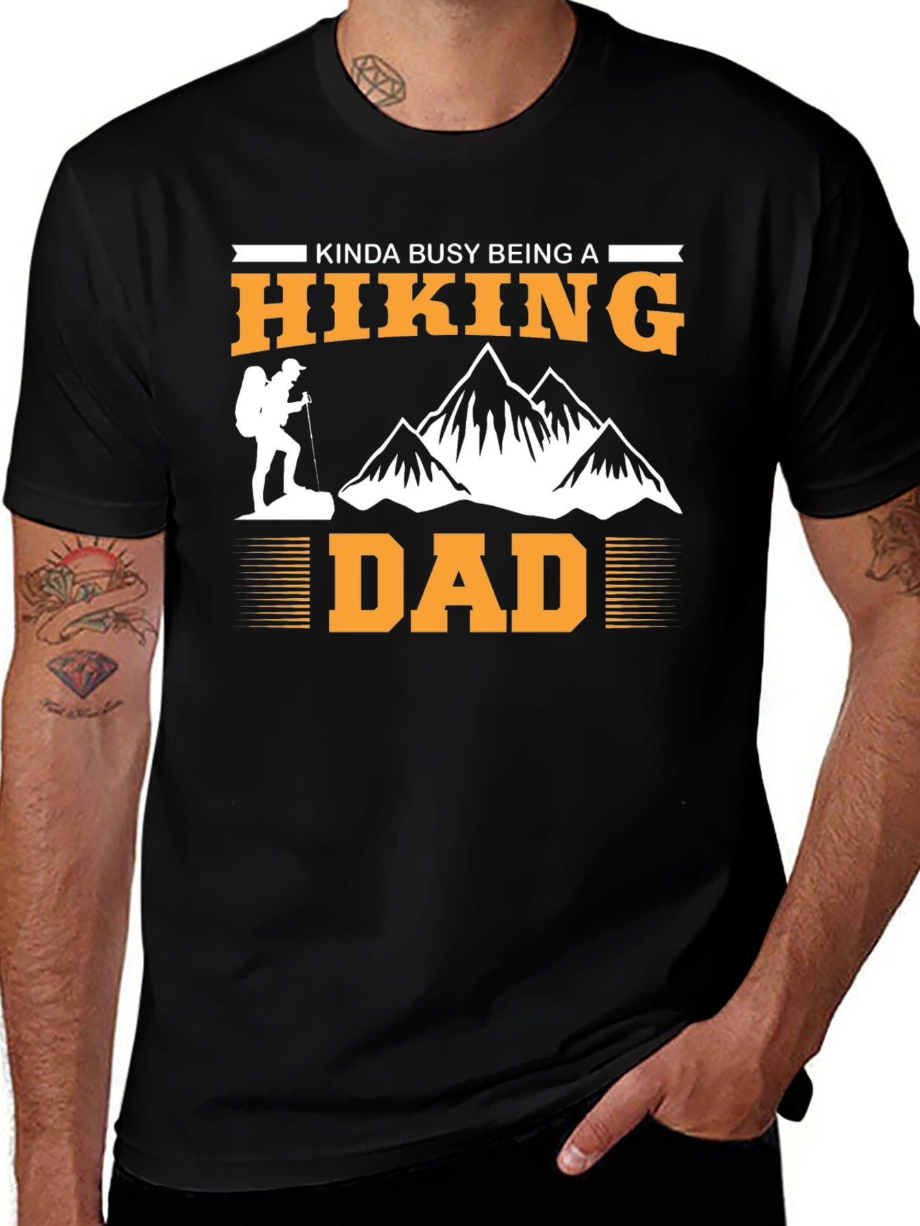 Variant 8 of Hiking Dad Graphic Tee - Outdoor Adventure