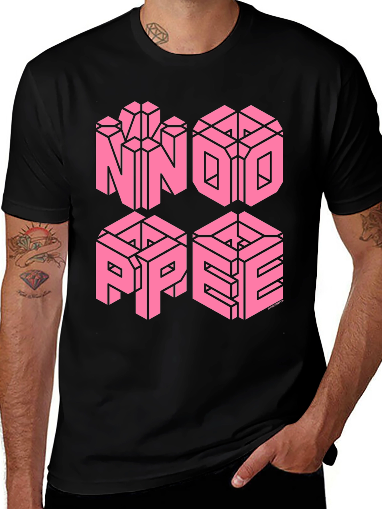 Variant 5 of Trendy Graphic Tee - No PPE Please