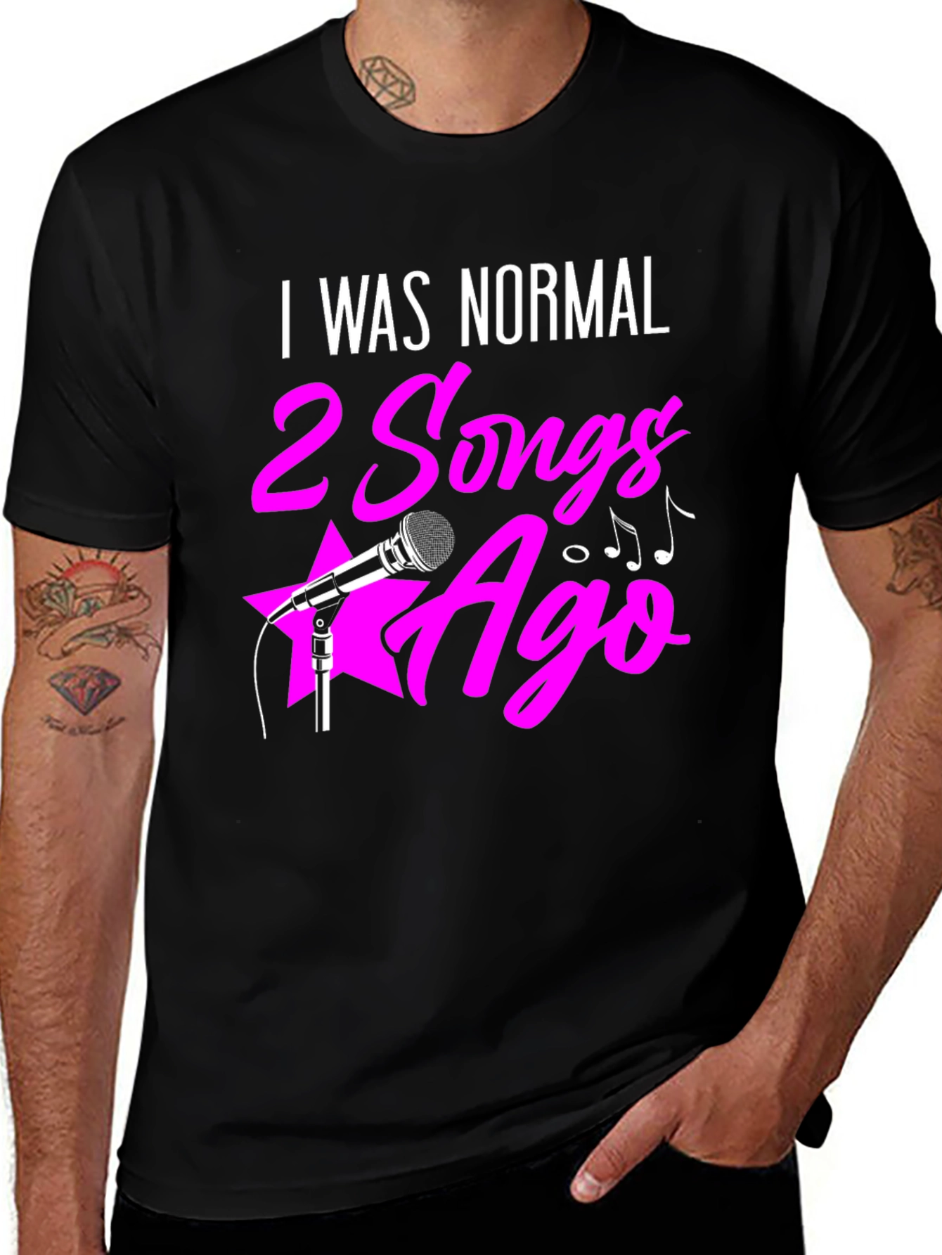 Variant 29 of I Was Normal 2 Songs Ago Graphic Tee