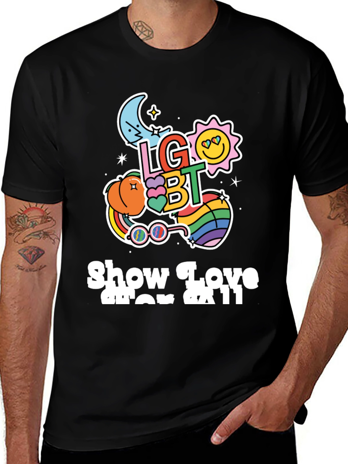 LGBT Pride Graphic T-Shirt - Show Love for All!