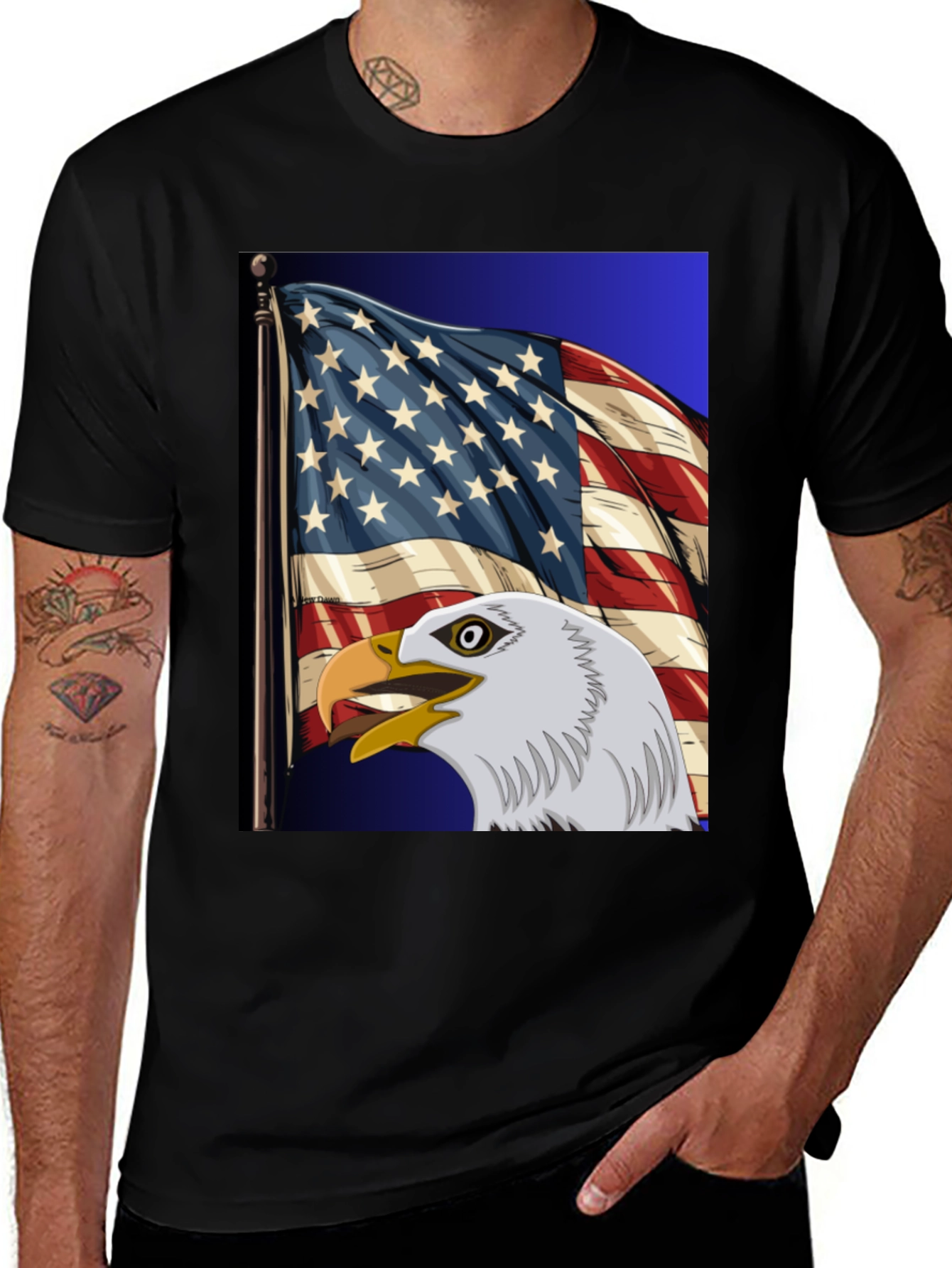 American Pride Eagle Graphic Tee