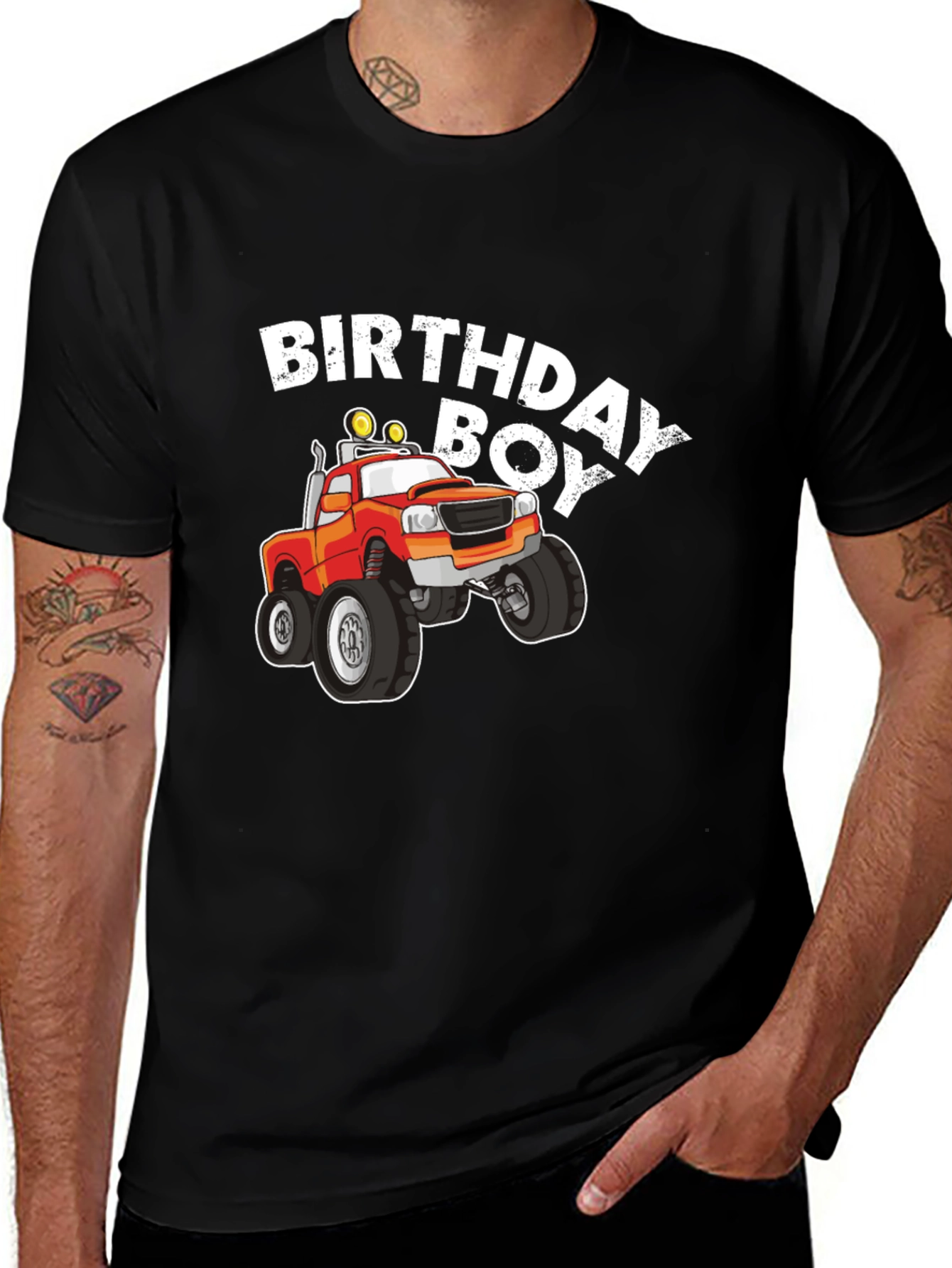 Variant 16 of Birthday Boy Monster Truck T-Shirt