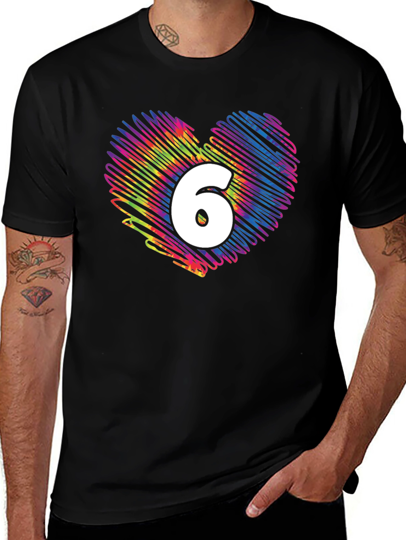Heart 6th Birthday T-Shirt
