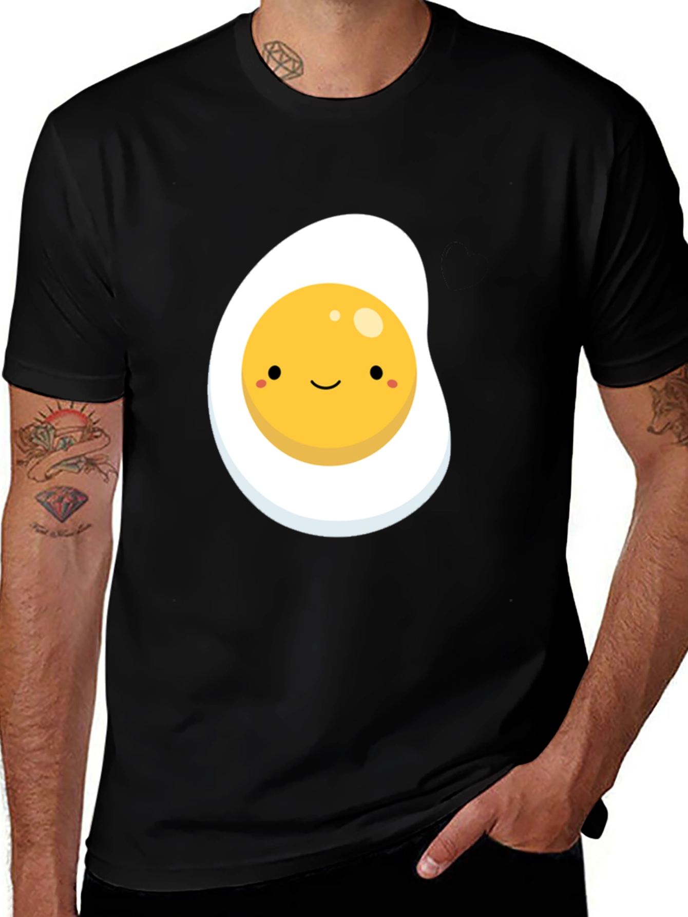 Funny Sunny Side Up Egg T-Shirt - Cute Foodie Tee