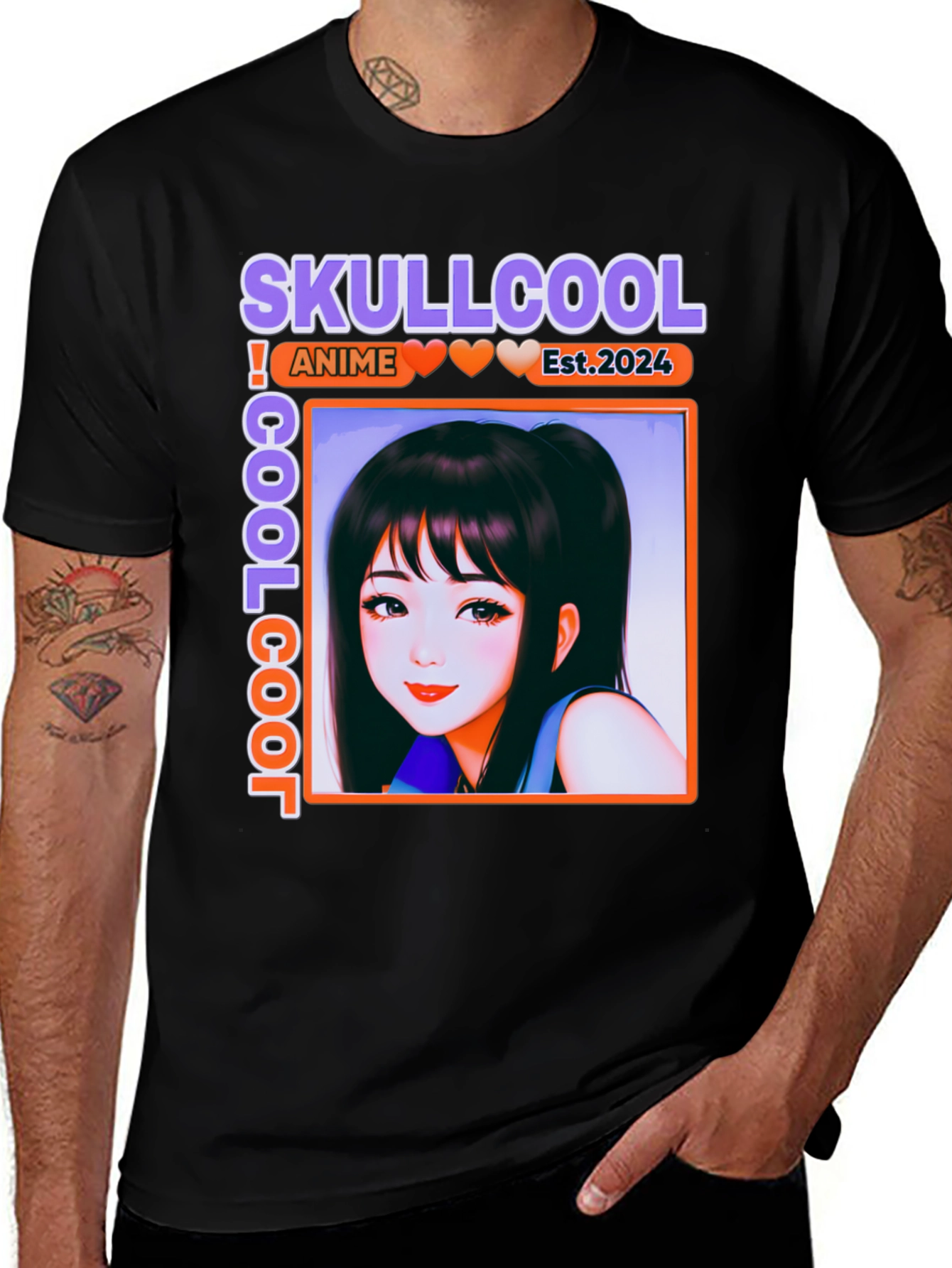 Variant 19 of Skullcool Anime Graphic T-Shirt