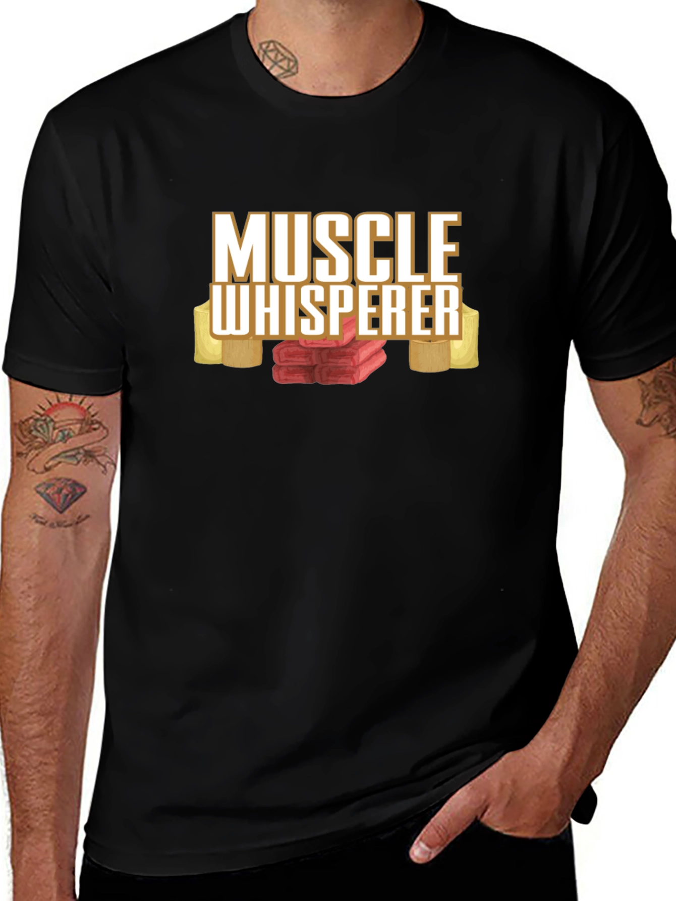 Variant 7 of Muscle Whisperer Gym Workout T-Shirt